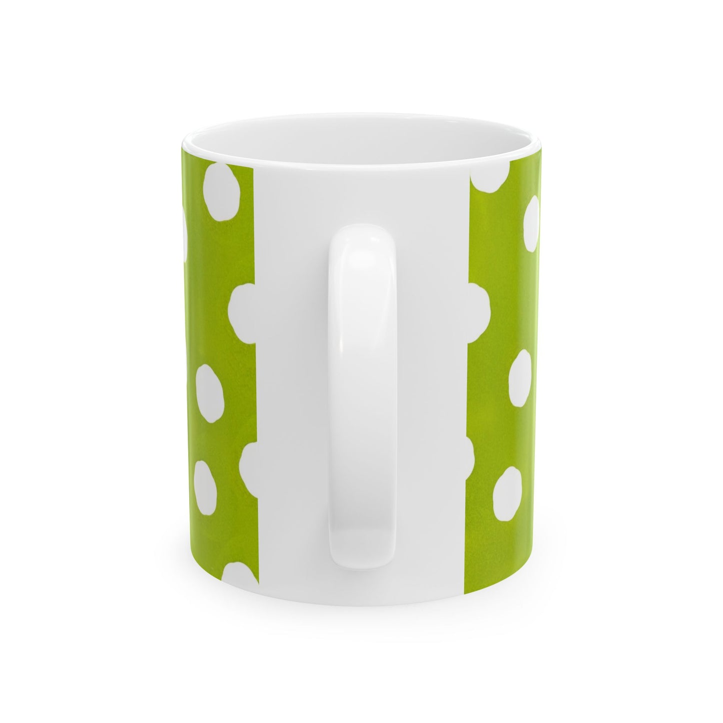 Jumbo Dots Green / White Cup