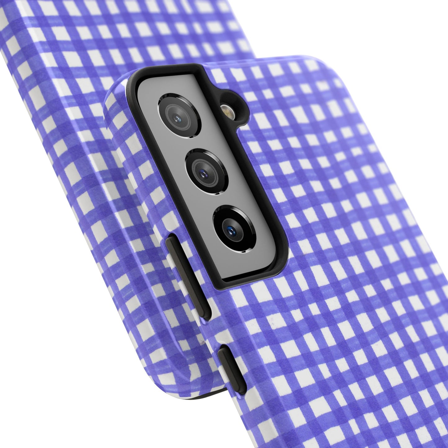 Chipper Check Blue Phone Case