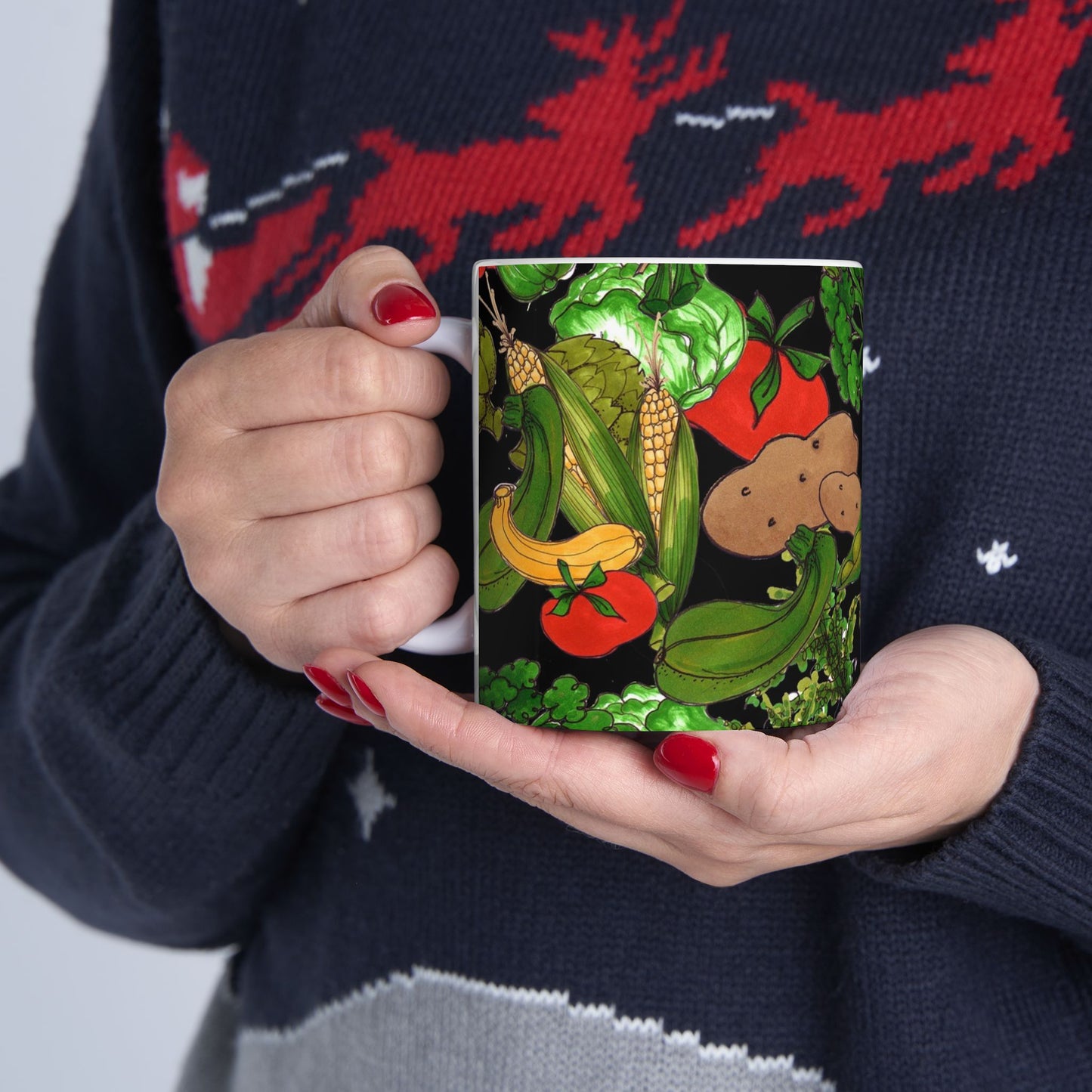 Veggie Jungle Black Cup