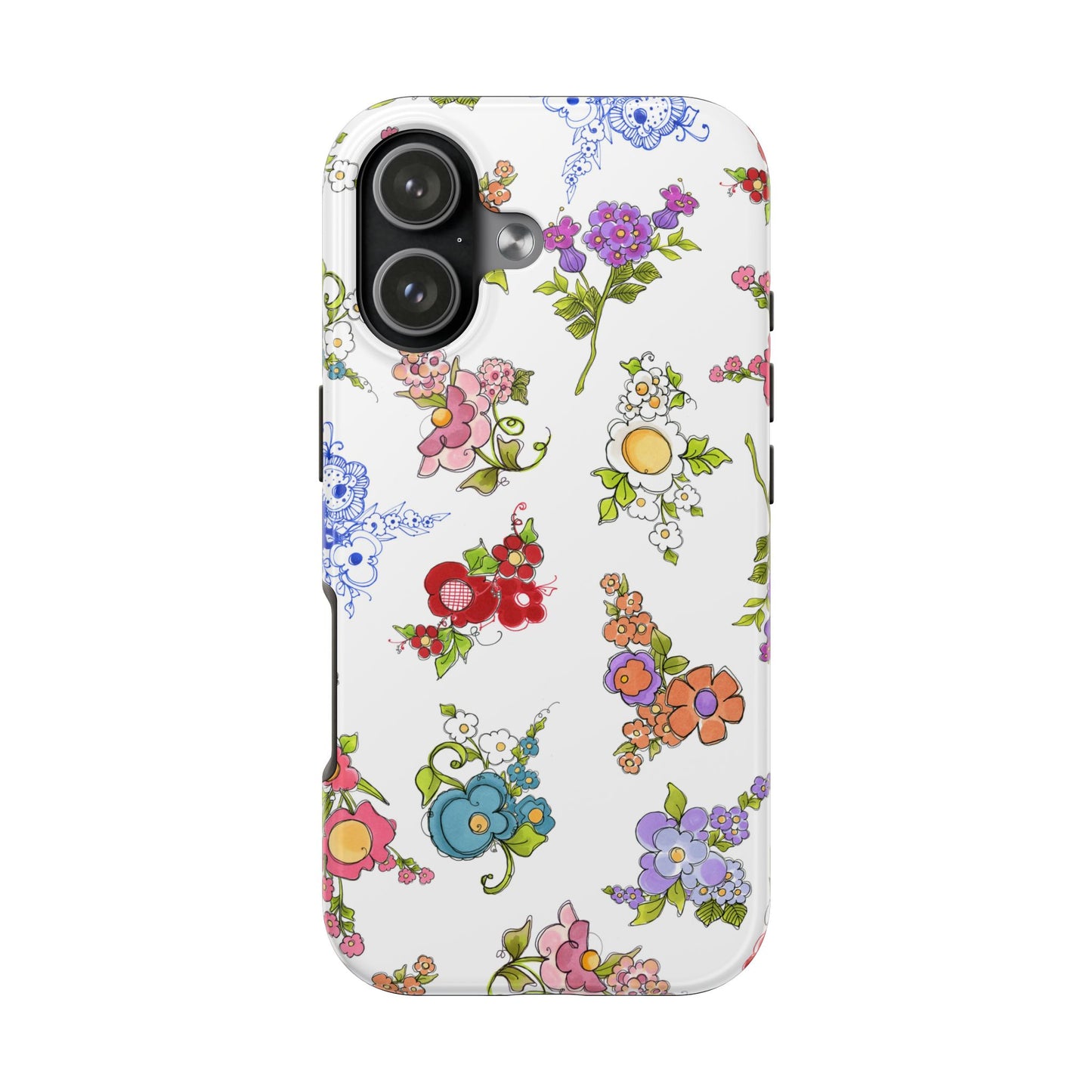 Mixed Bouquets White Phone Case