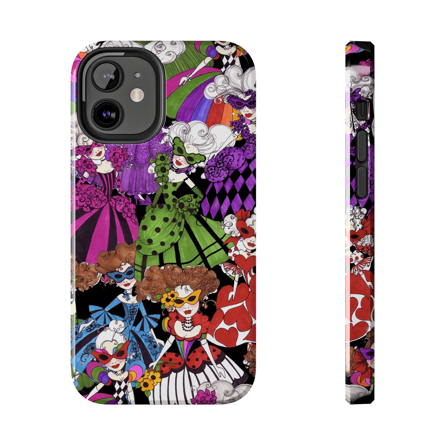 Crowded Dance Floor Black Phone Case