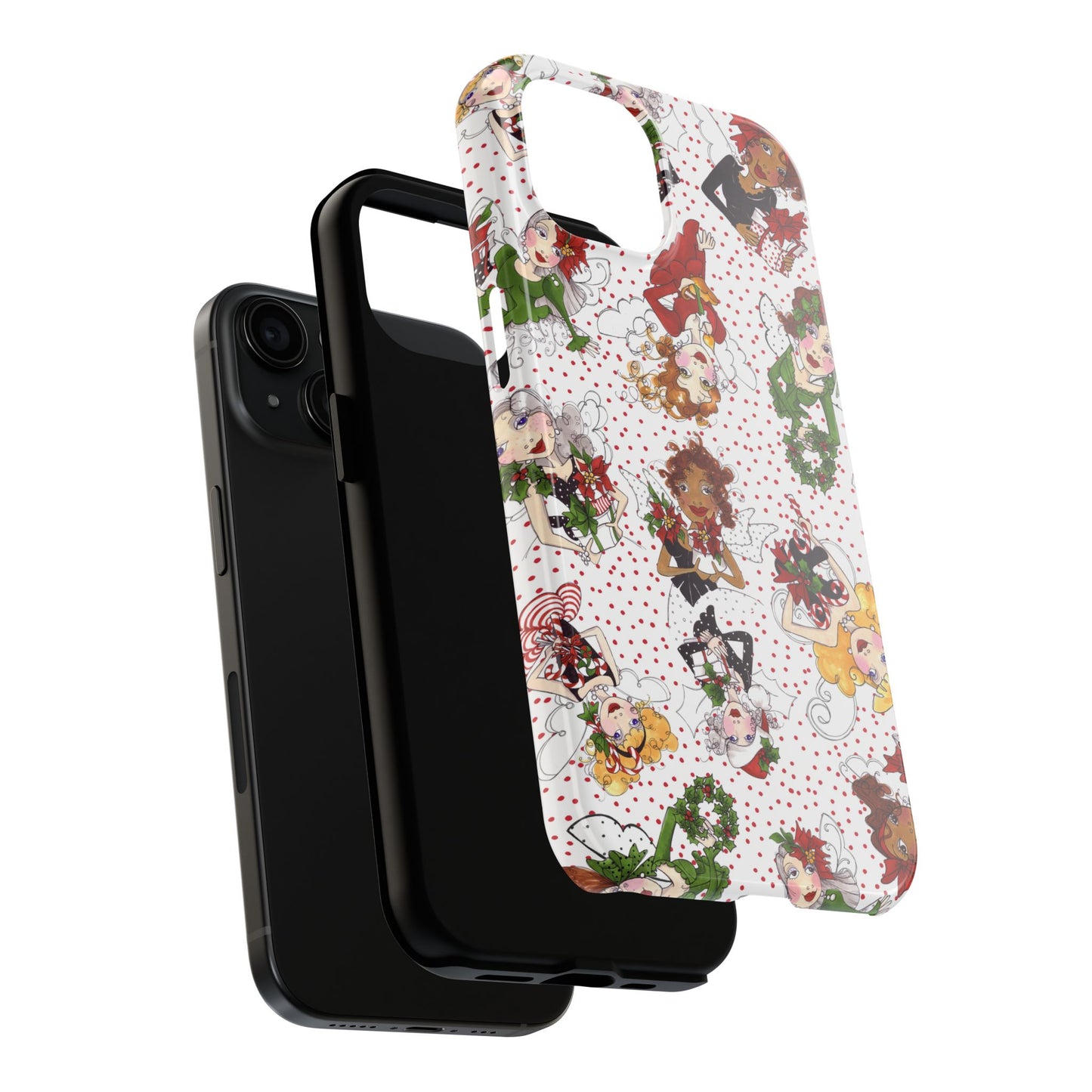 Fairy Toss White / Red Phone Case
