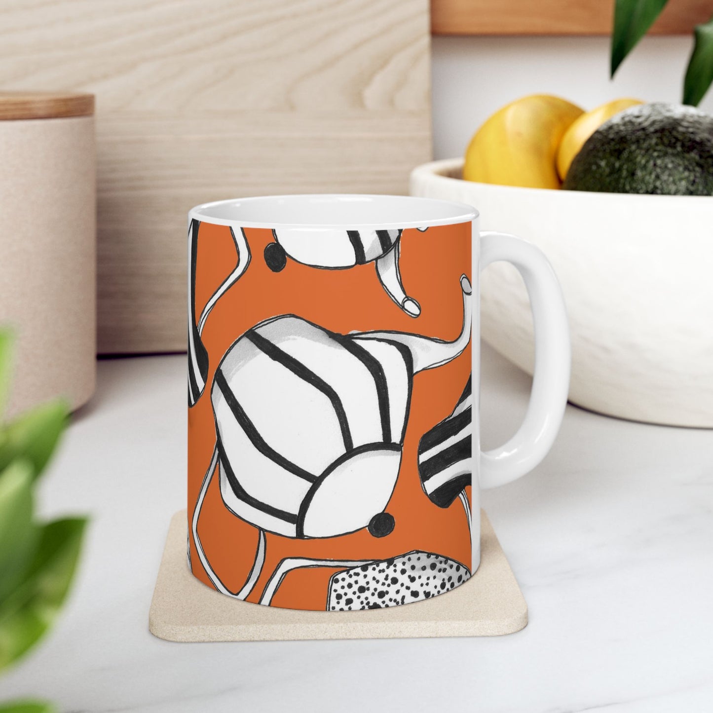 Coffee, Tea Anyone? Orange Cup
