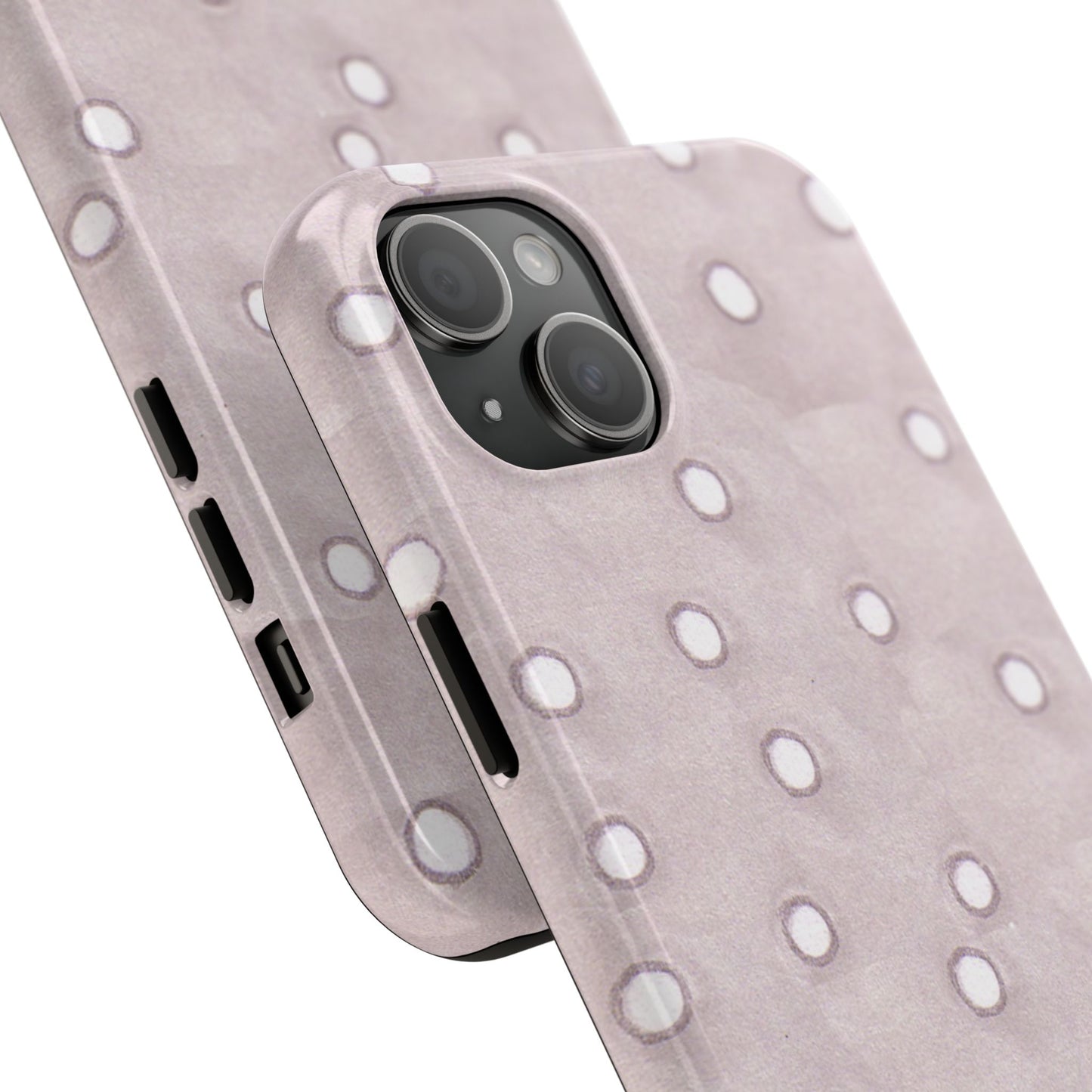 Dinky Dots Silver Phone Case
