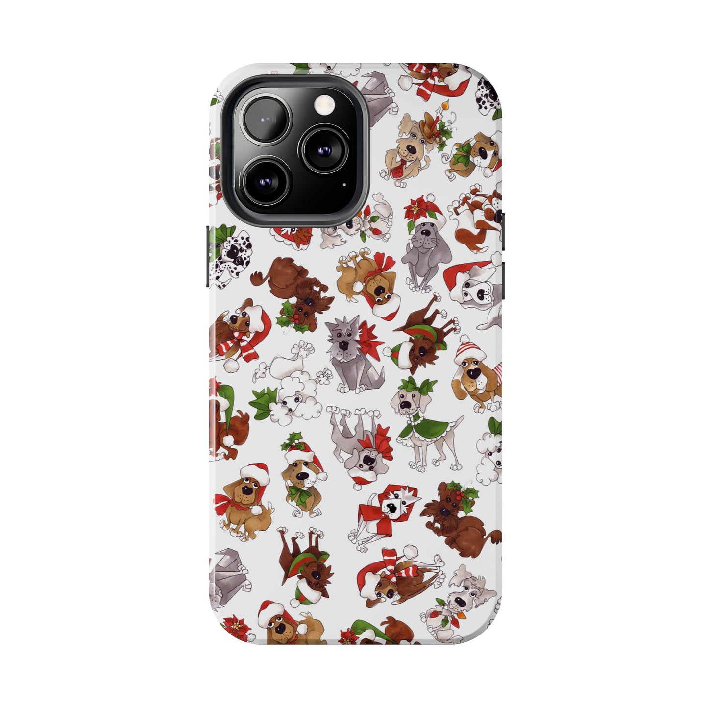 Doggie Toss White Phone Case