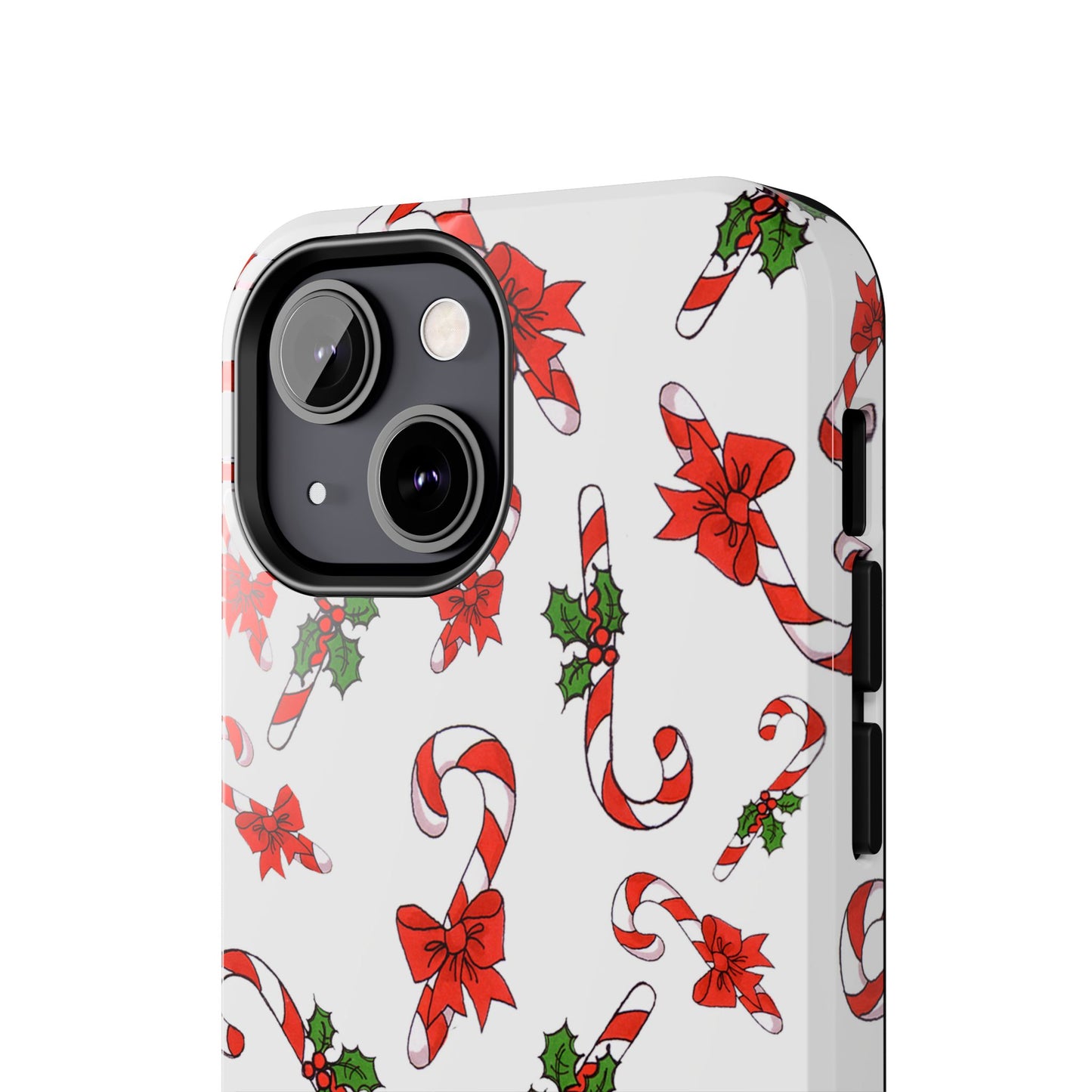 Candy Cane Crowd White Phone Case