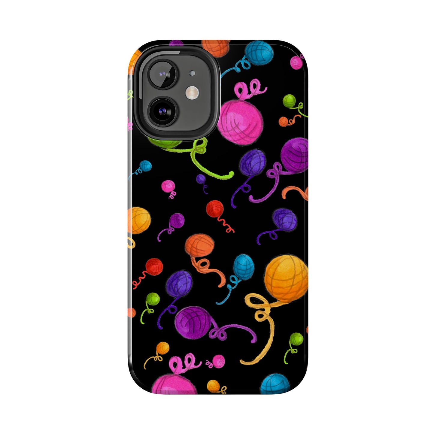 Yarniverse Black Phone Case