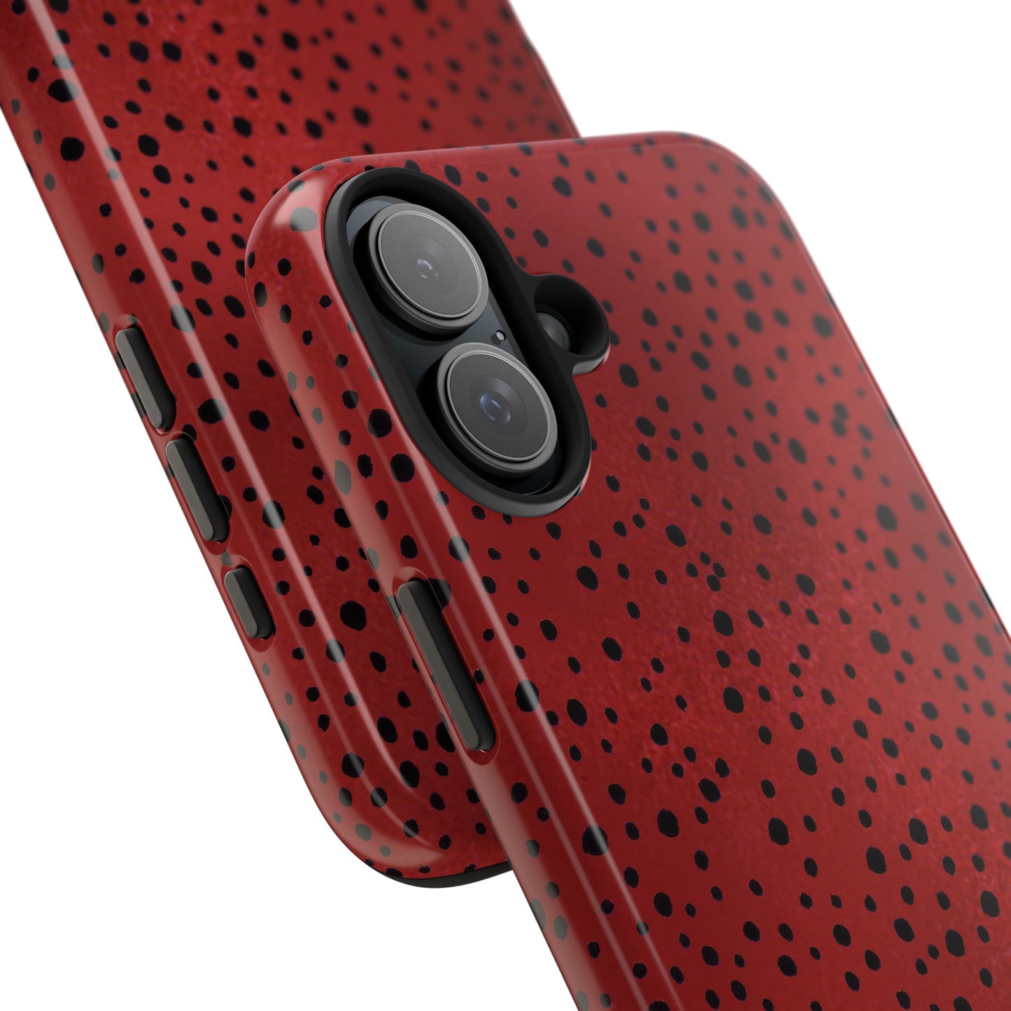 Pepper Dots Red / Black Phone Case