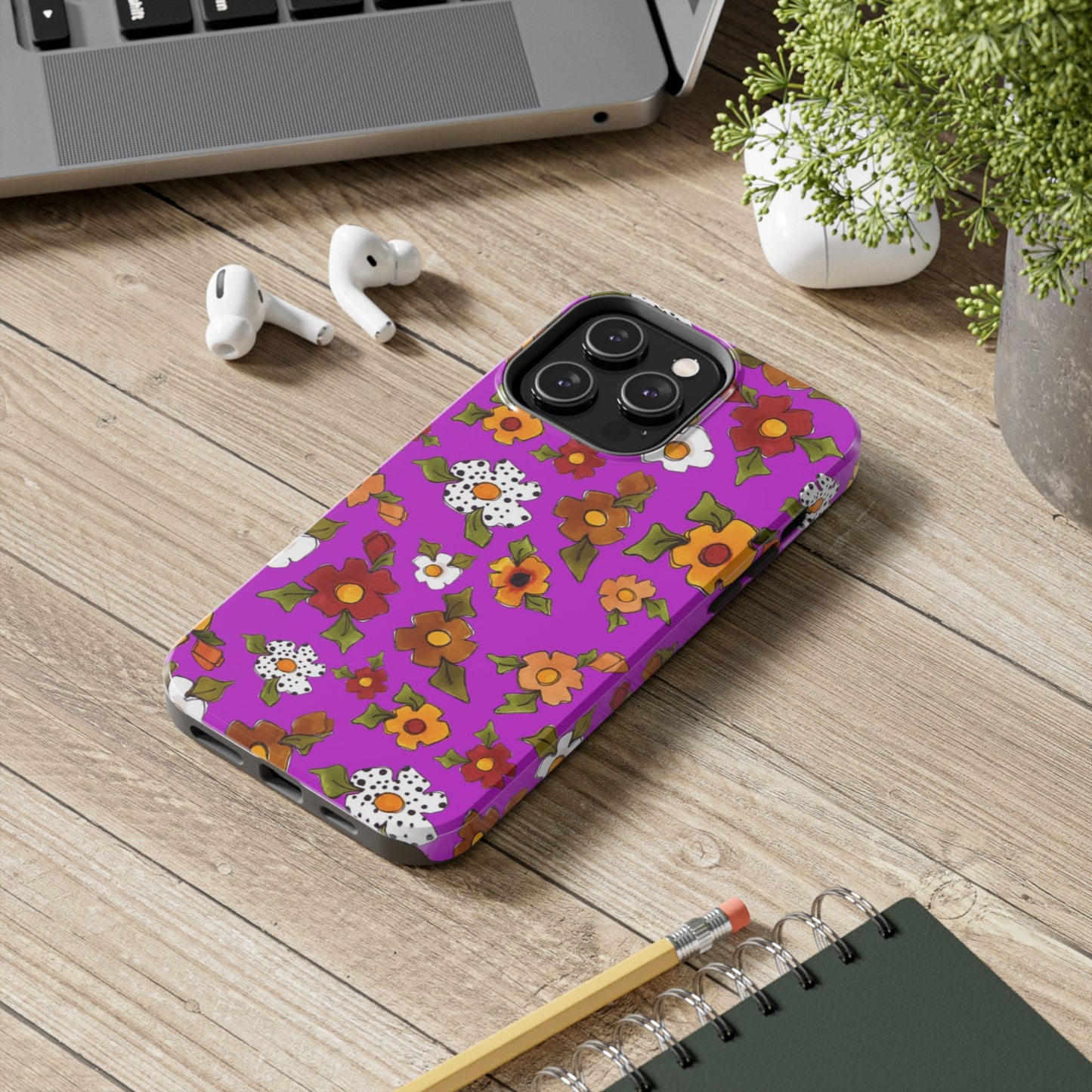 Spice Posie Magenta Phone Case