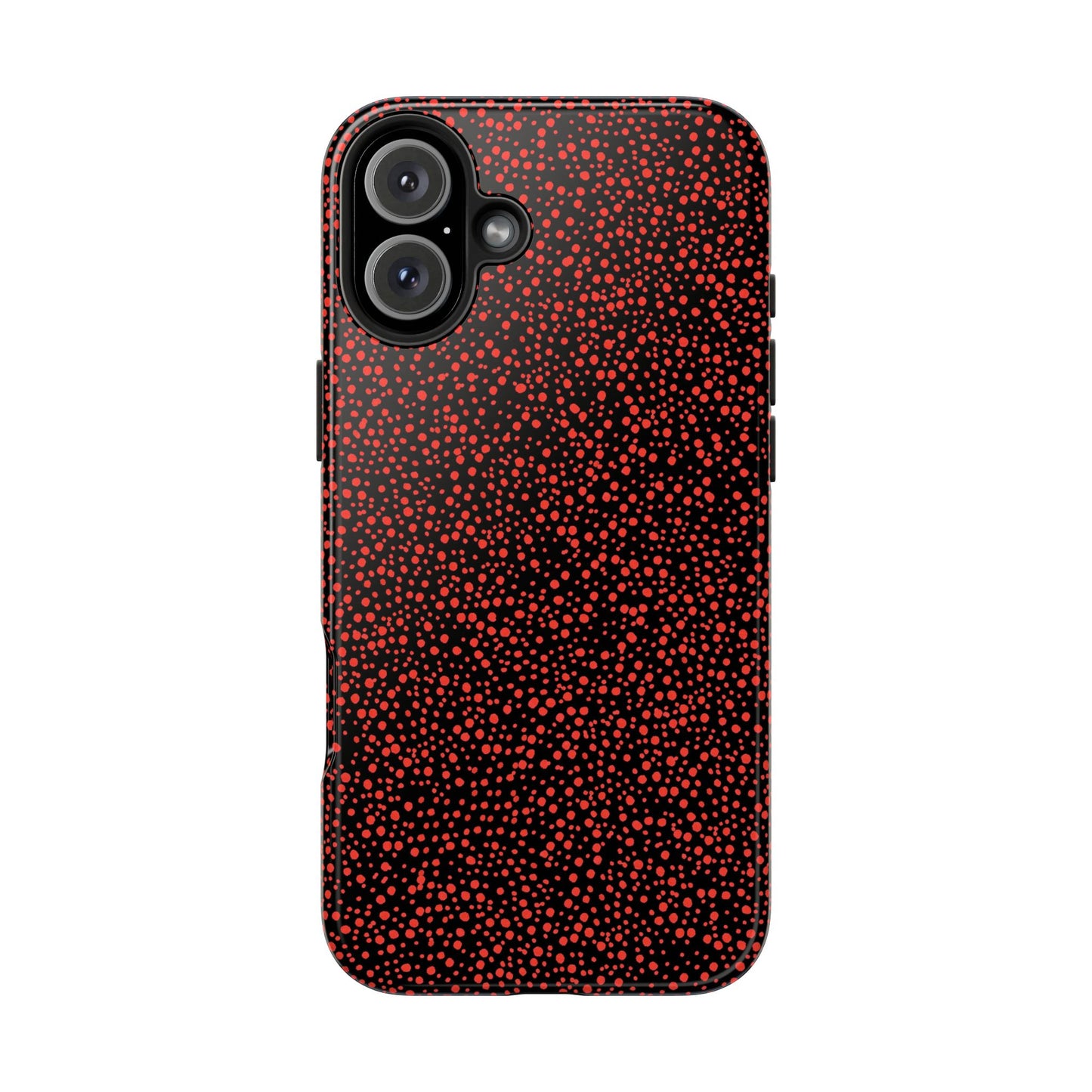 Confetti Red / Black Phone Case