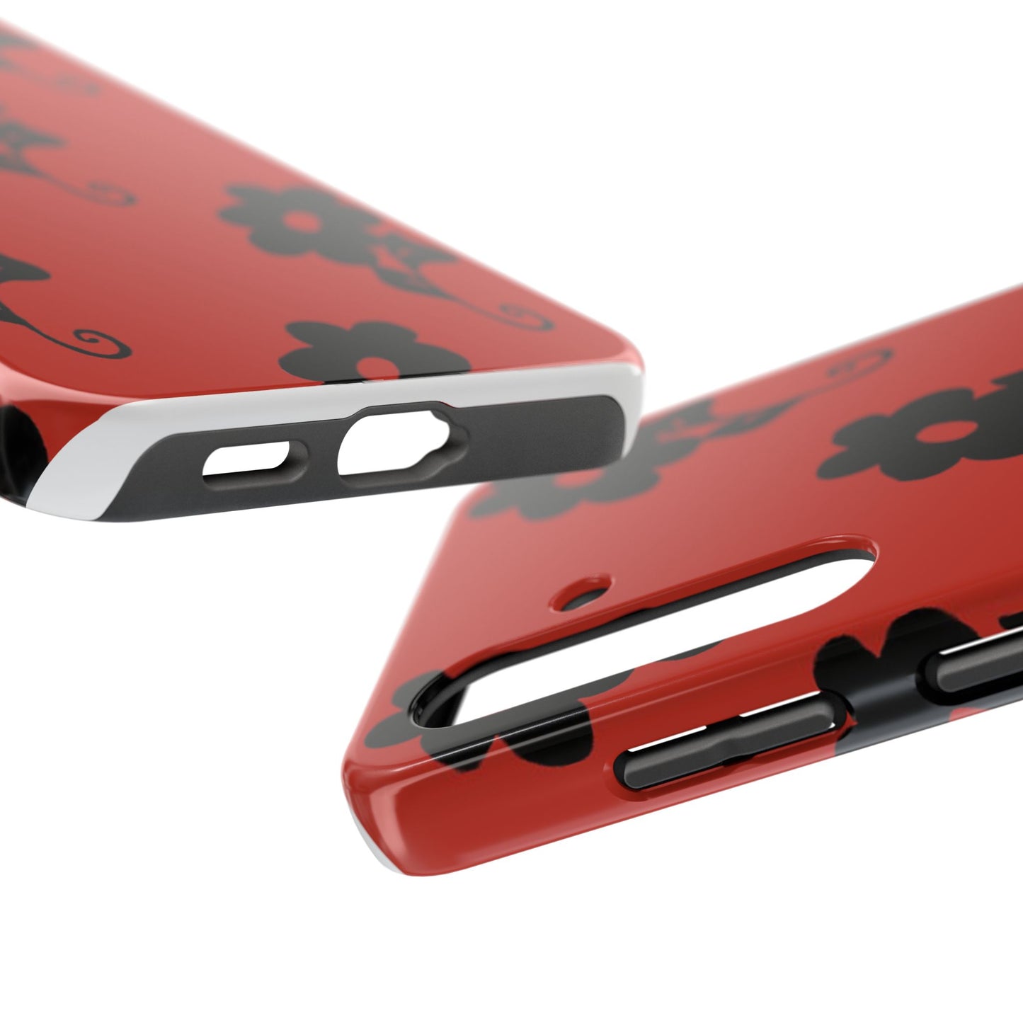 Daring Daisy Red Phone Case