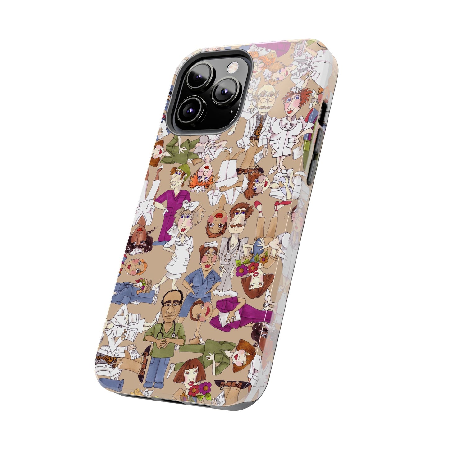 Diverse Nurse Khaki Phone Case