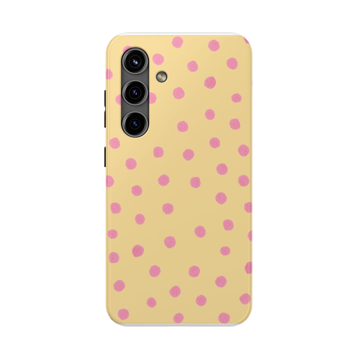 Medium Dots Sunshine / Pink Phone Case