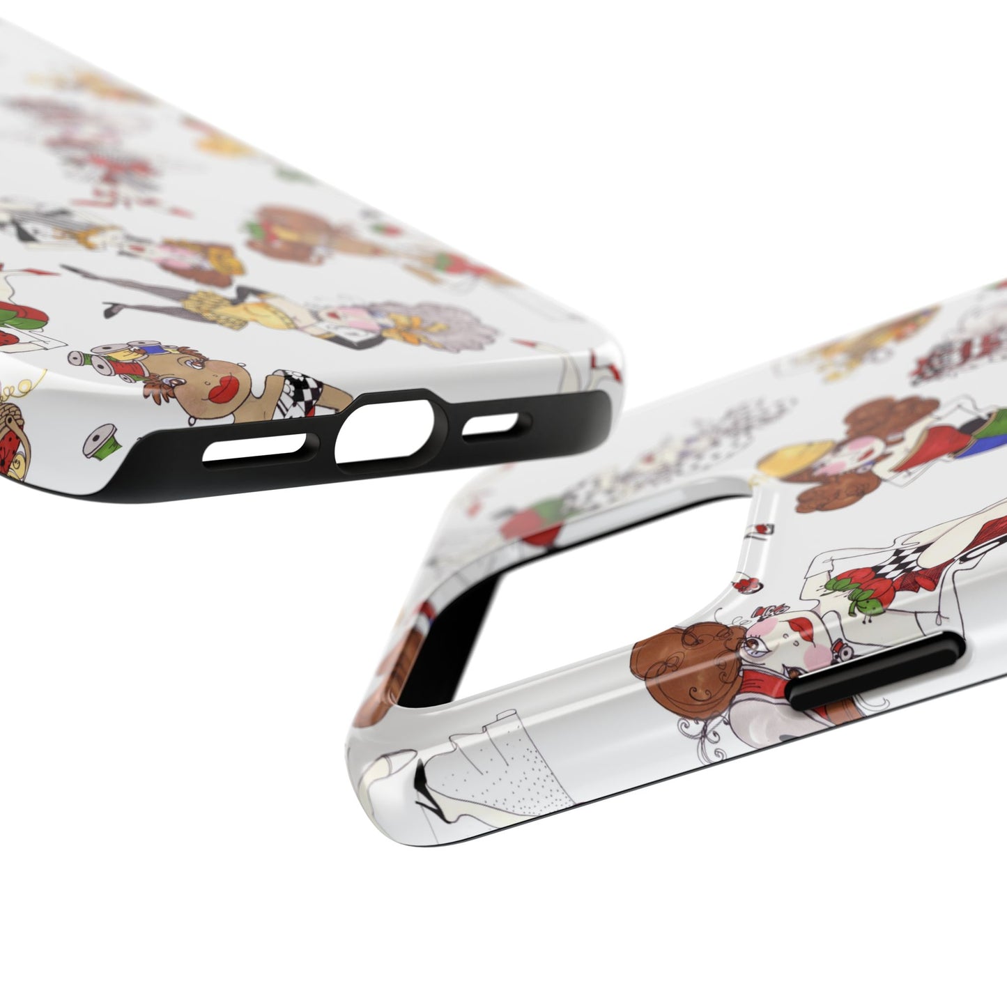 Sew Tossed White Phone Case