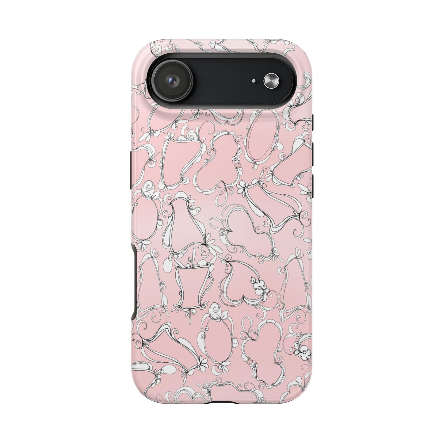 Fancy Frames Pink / White Phone Case