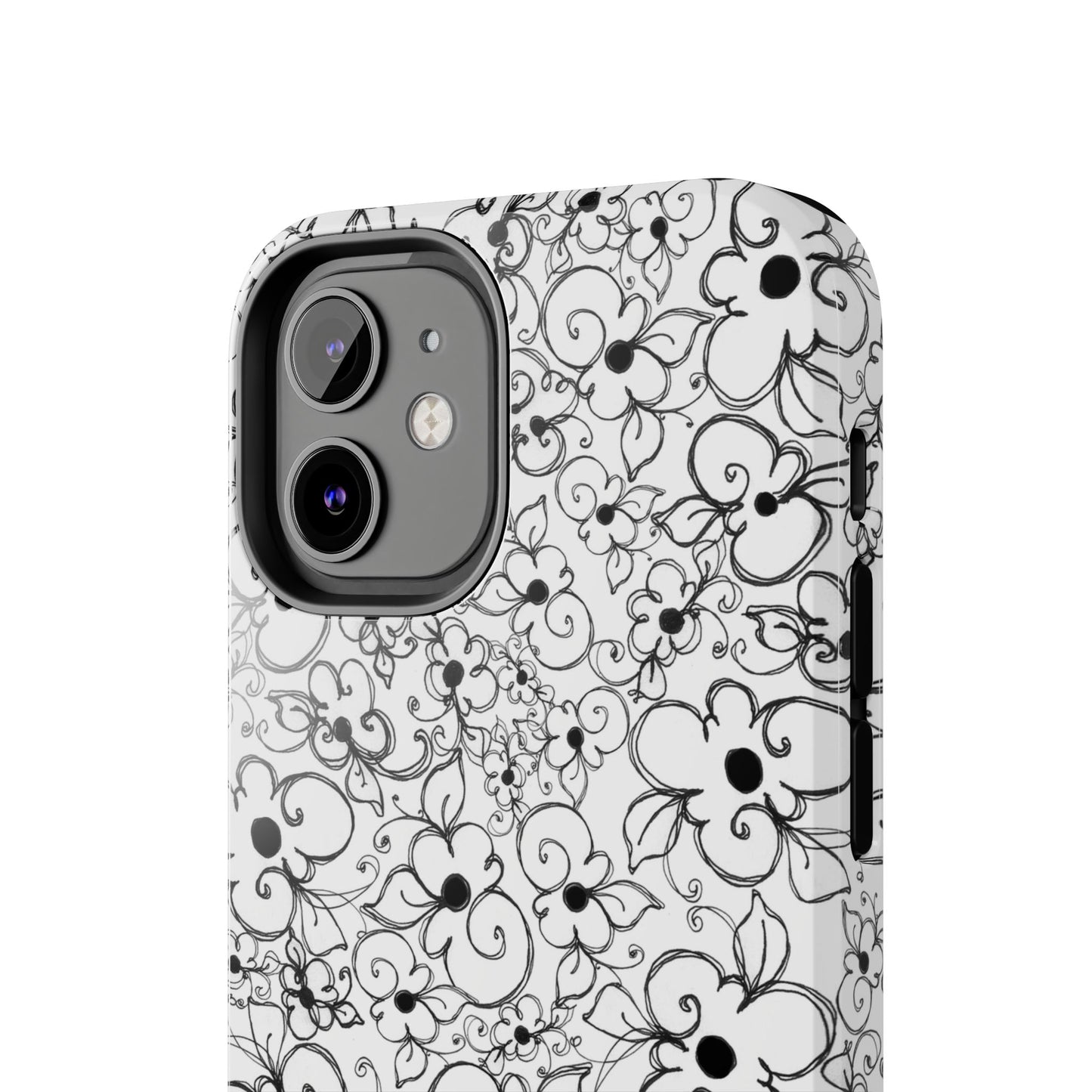 Dog Daisies White Phone Case