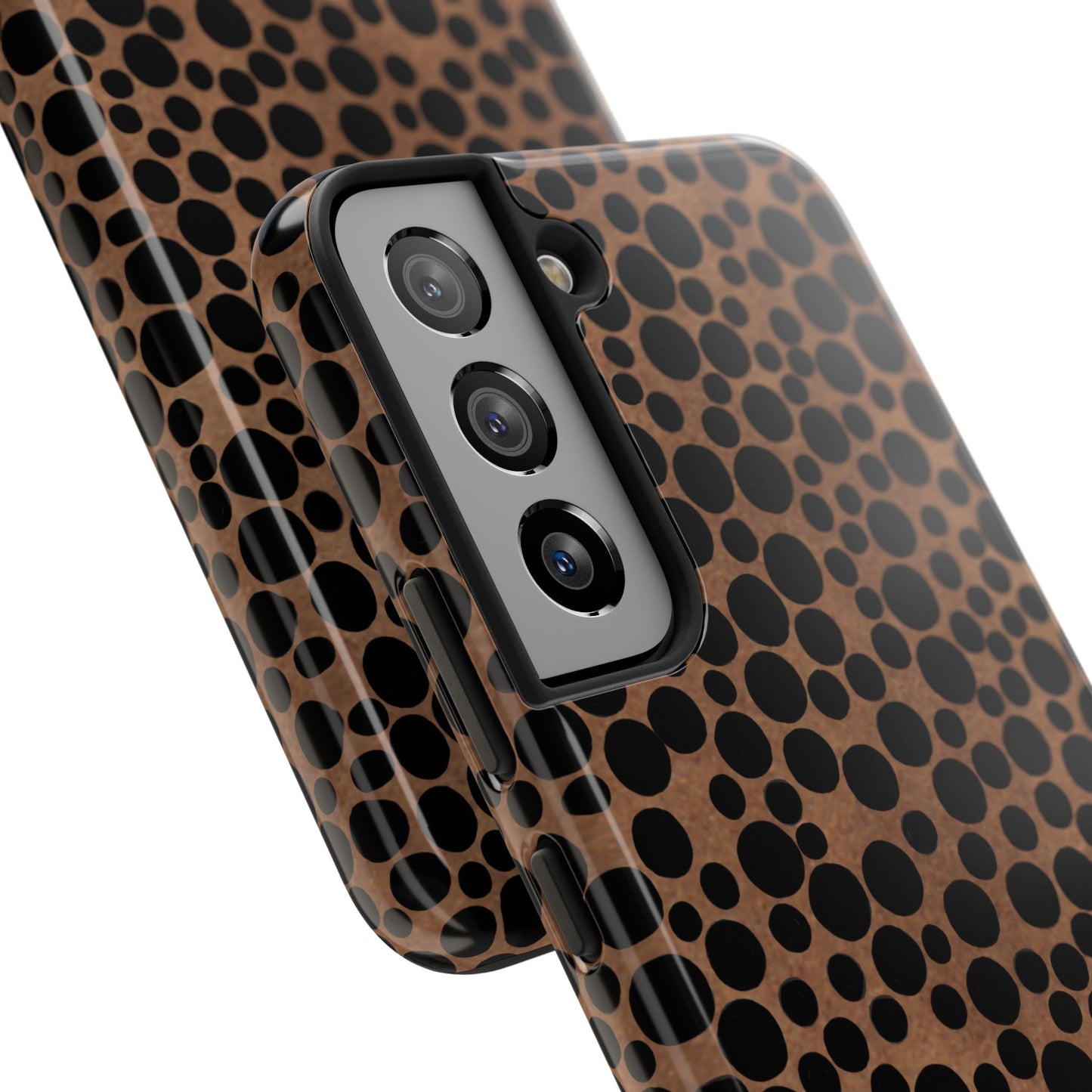 Felt Dots Caramel Phone Case
