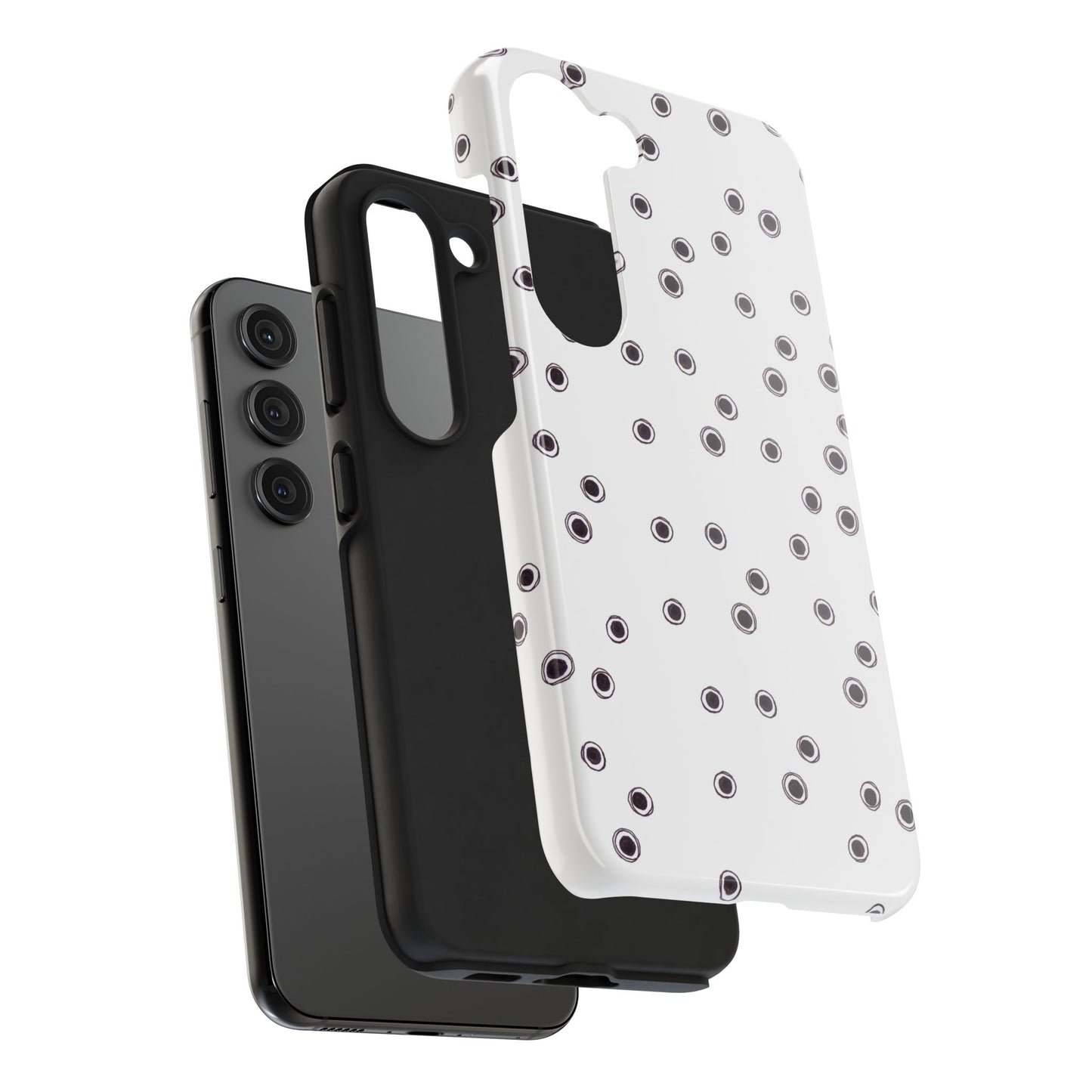 Halo Dots White Phone Case
