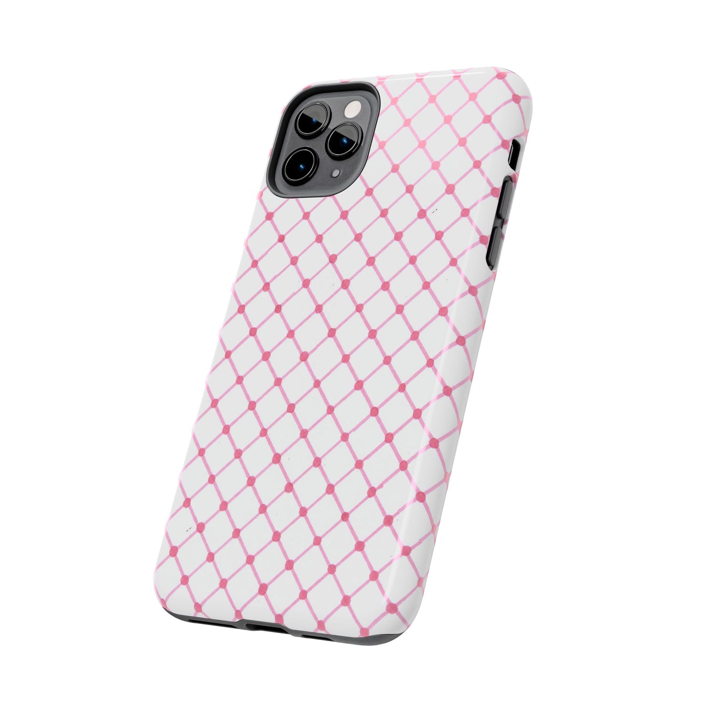 Cyclone Fence White / Pink Phone Case