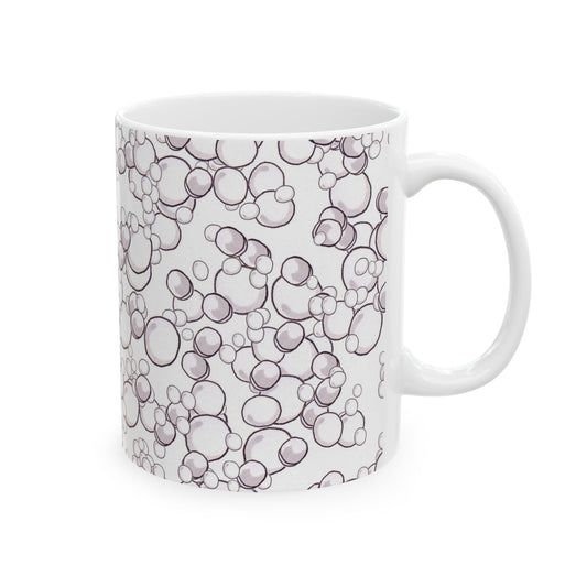 Bubble Dots White Cup