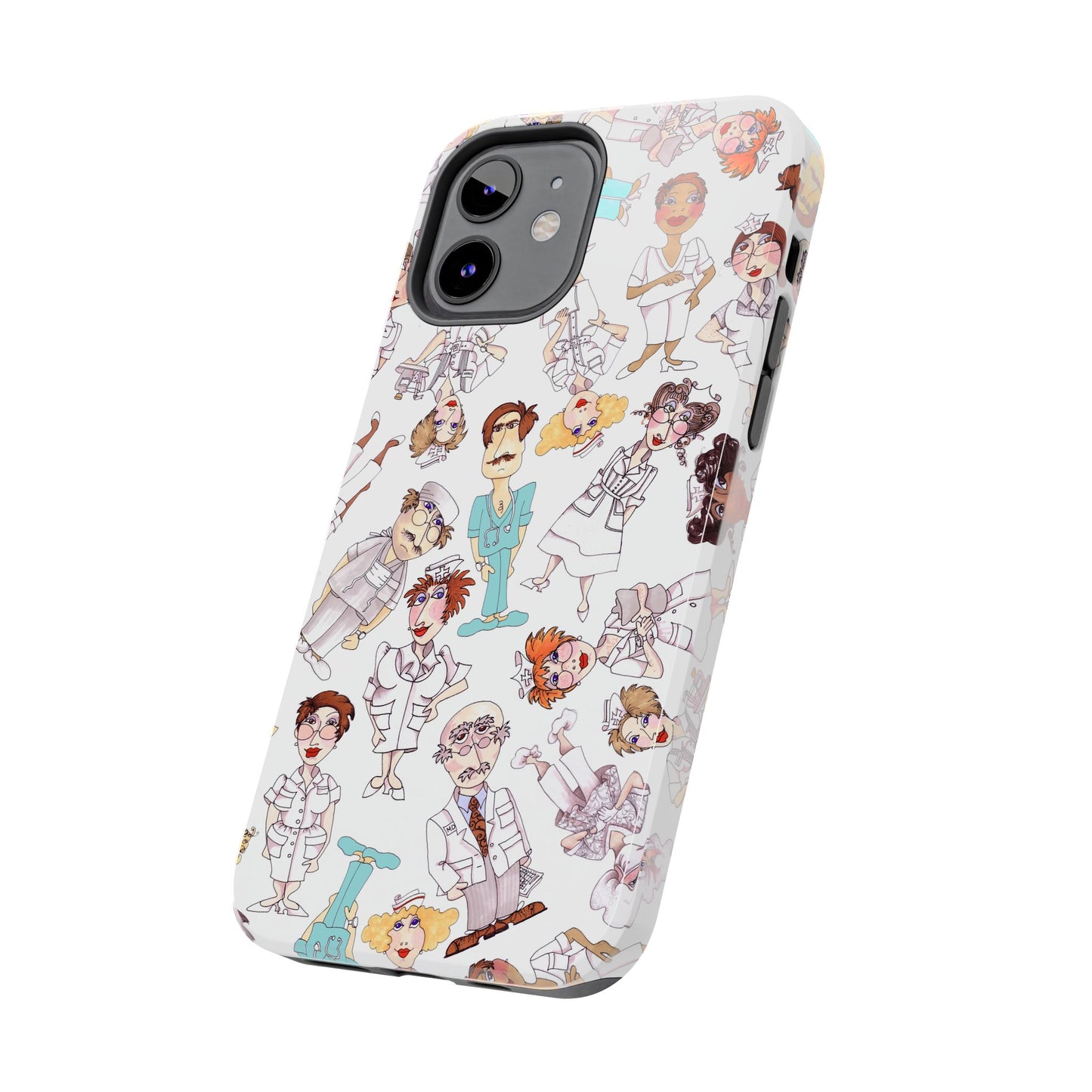 Happy Staff White Phone Case