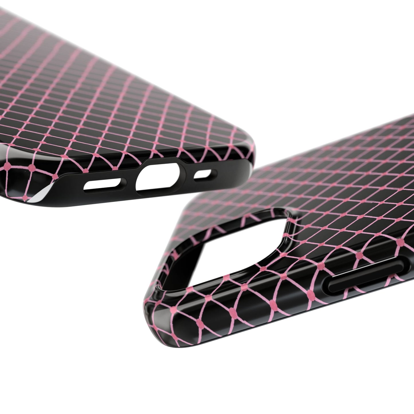 Cyclone Fence Black / Pink Phone Case
