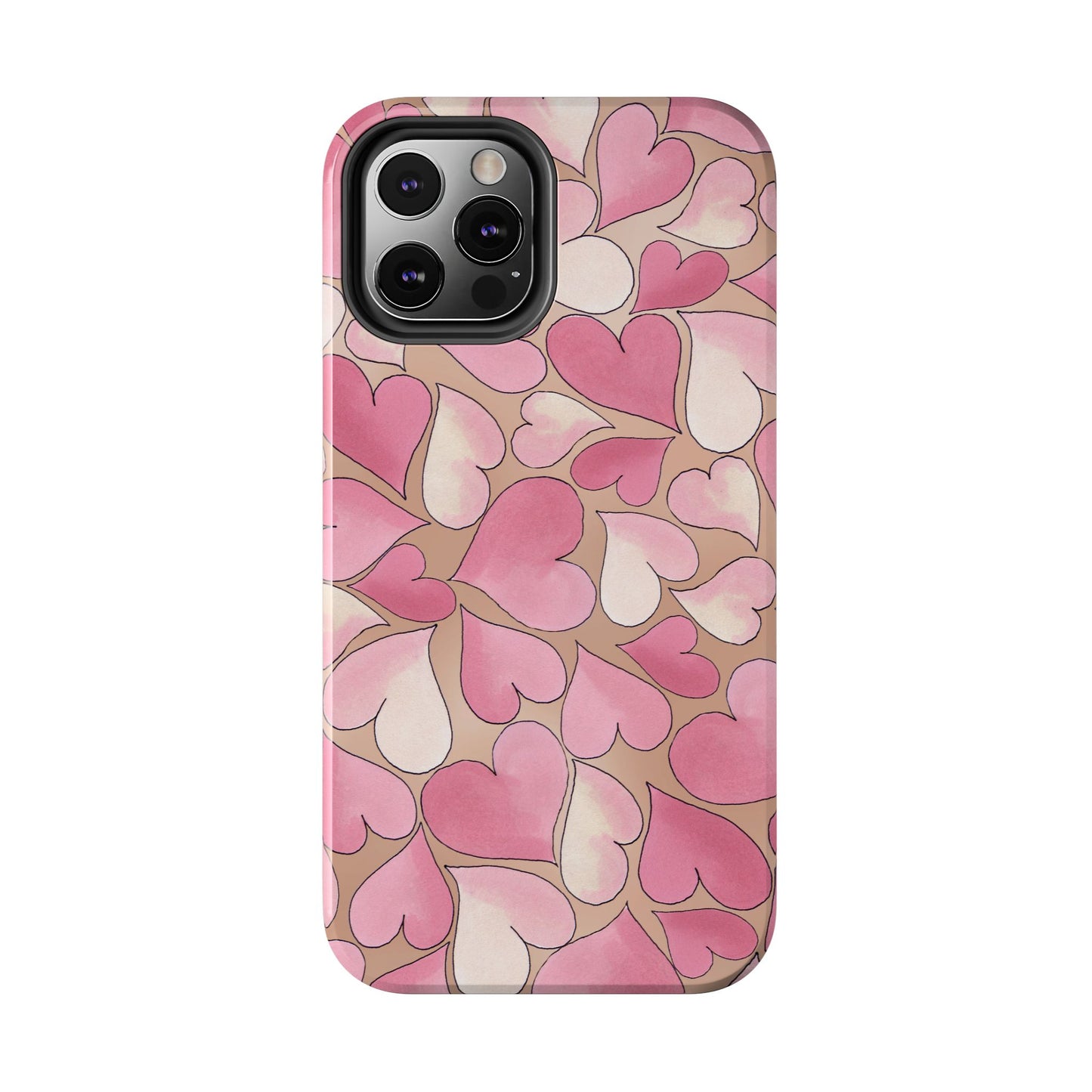 Hearts Malt Phone Case