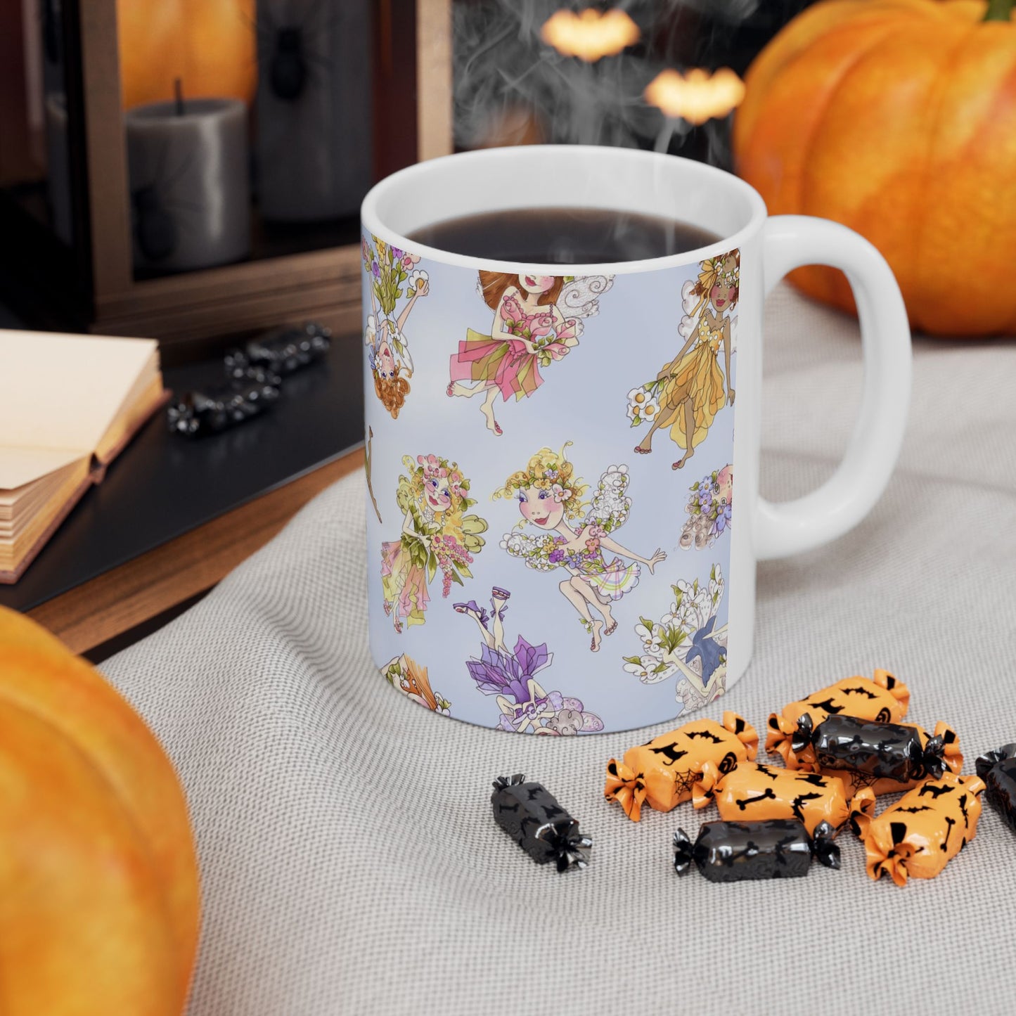 Fairies Afloat Blue Cup