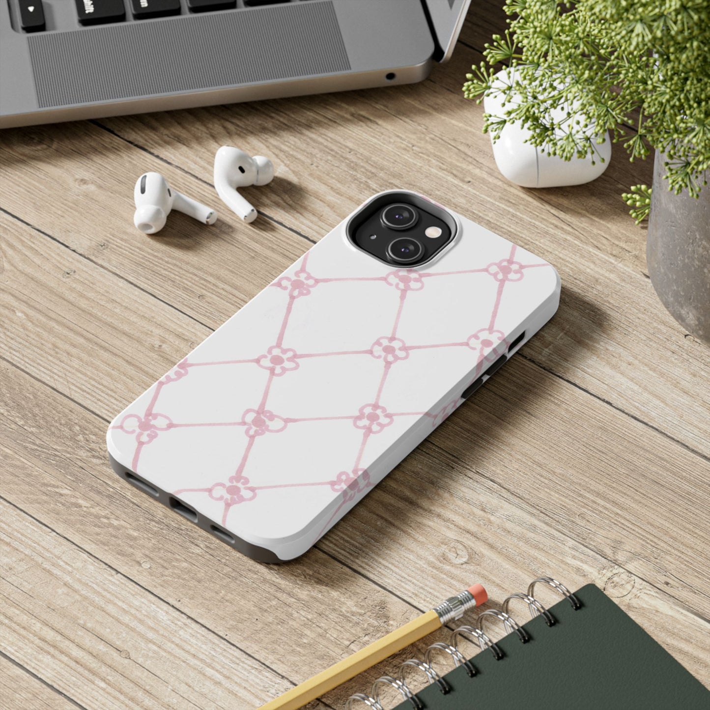 Flower Model Scroll Phone Case