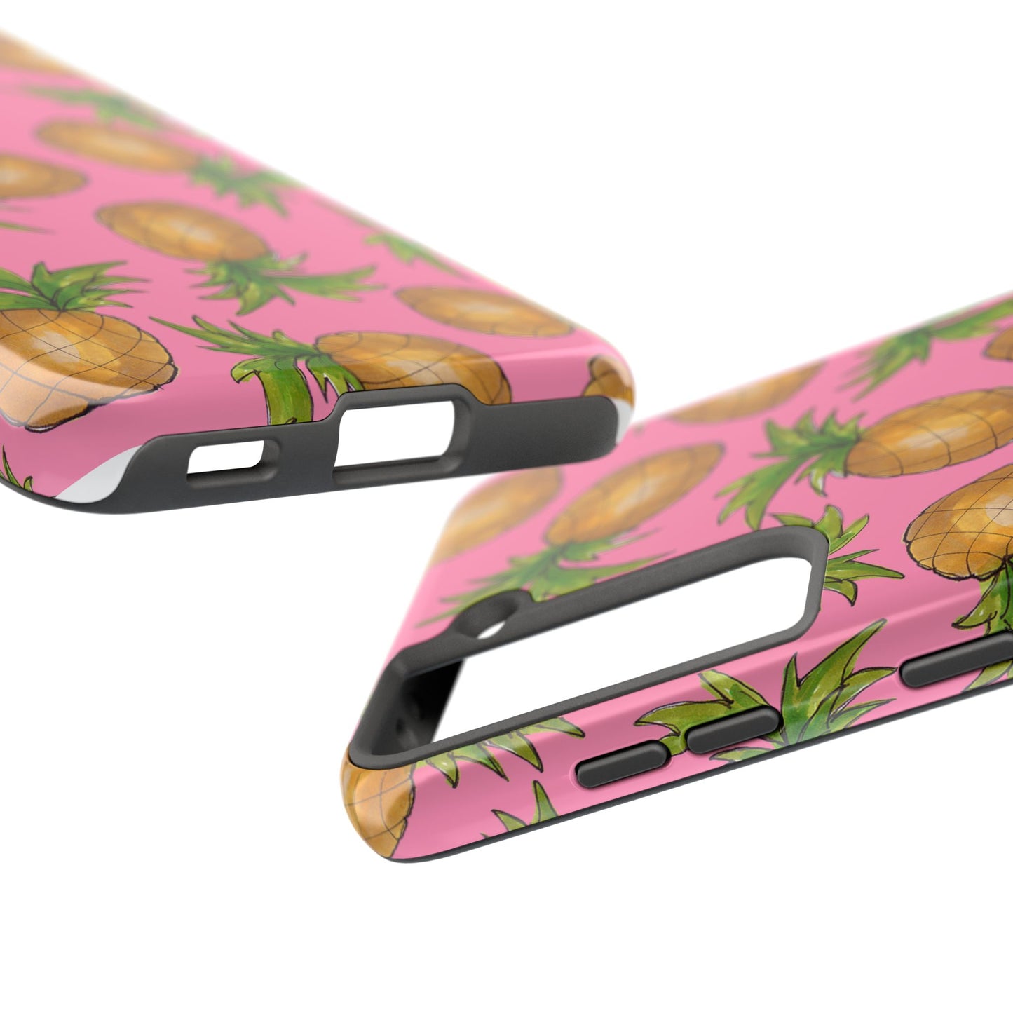 Pineapple Toss Pink Phone Case