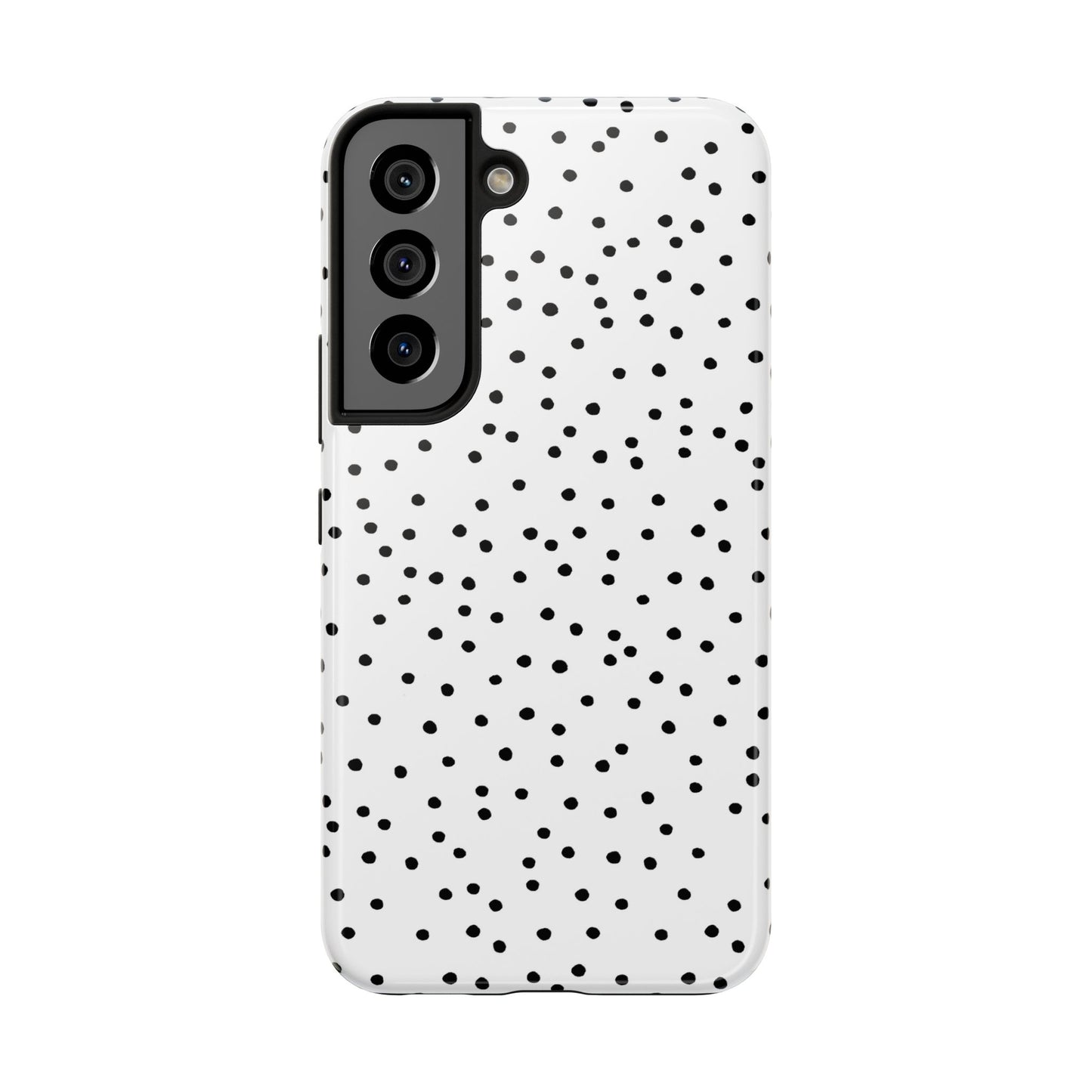 Dinky Dots White / Black Phone Case