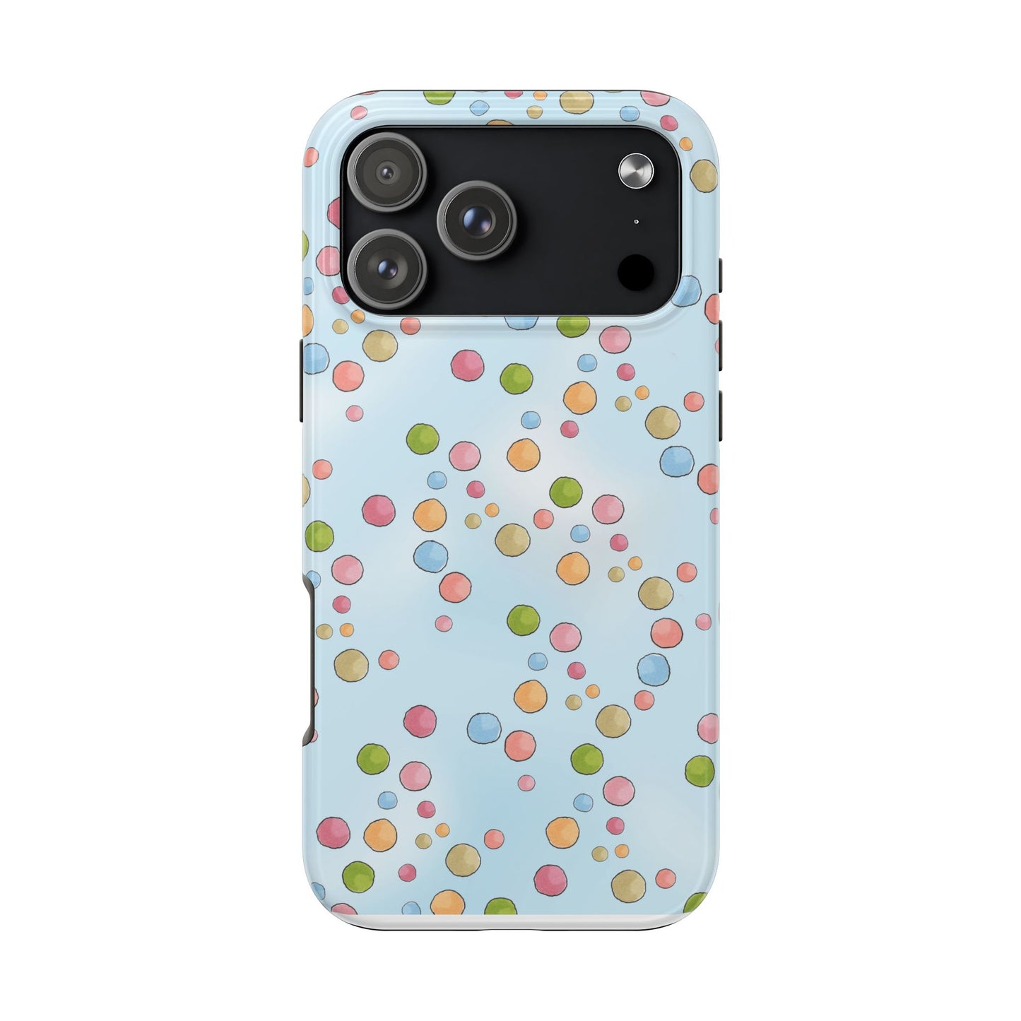 Clown Dots Blue Sky Phone Case