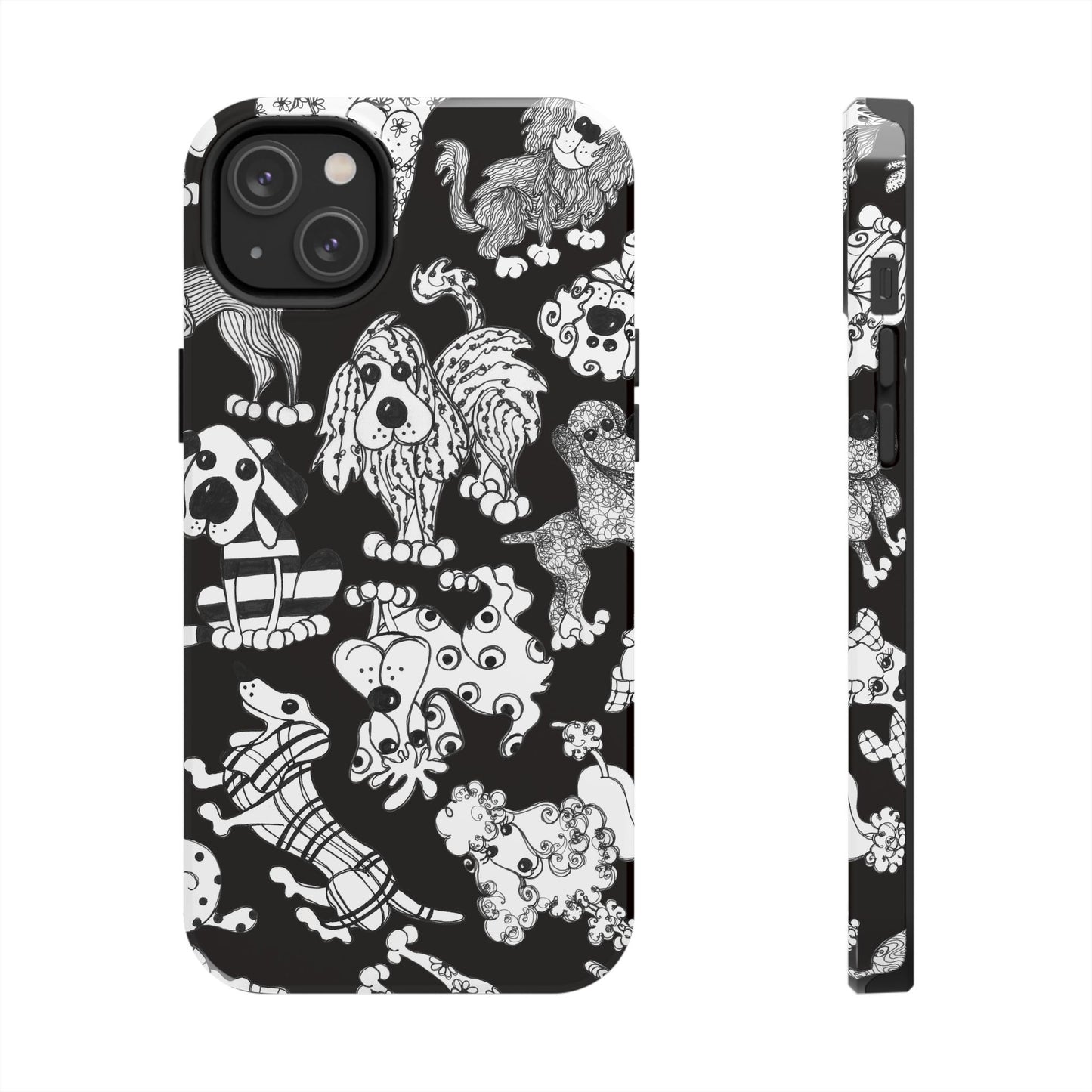 Dear Doggies Black Phone Case