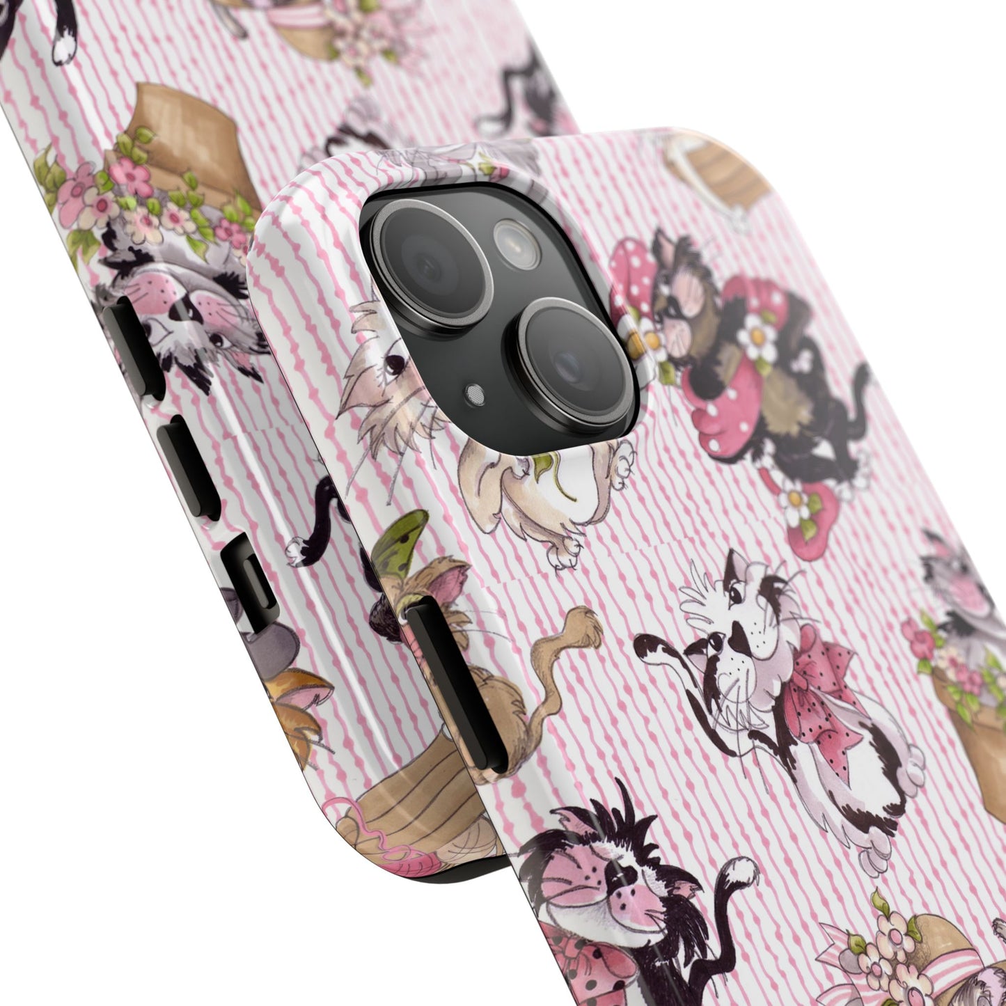 Fancy Cats Pink Phone Case