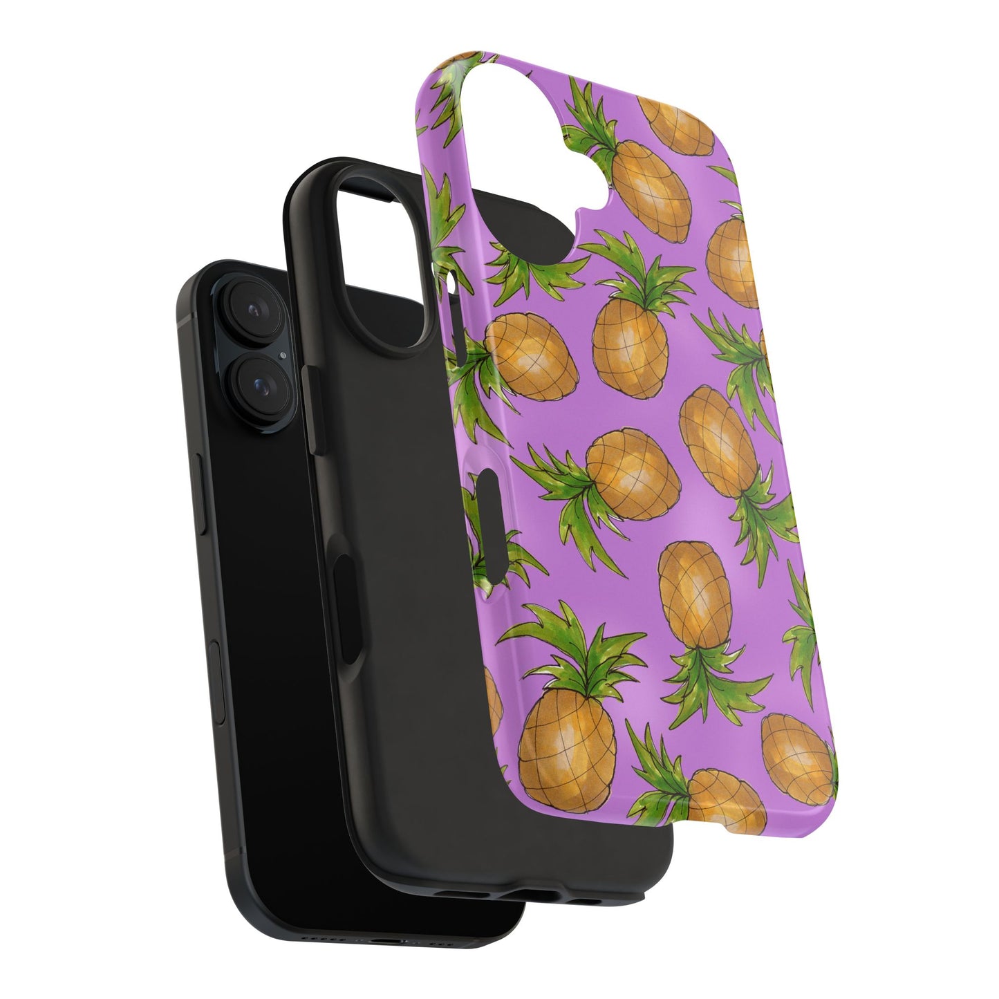 Pineapple Toss Lilac Phone Case
