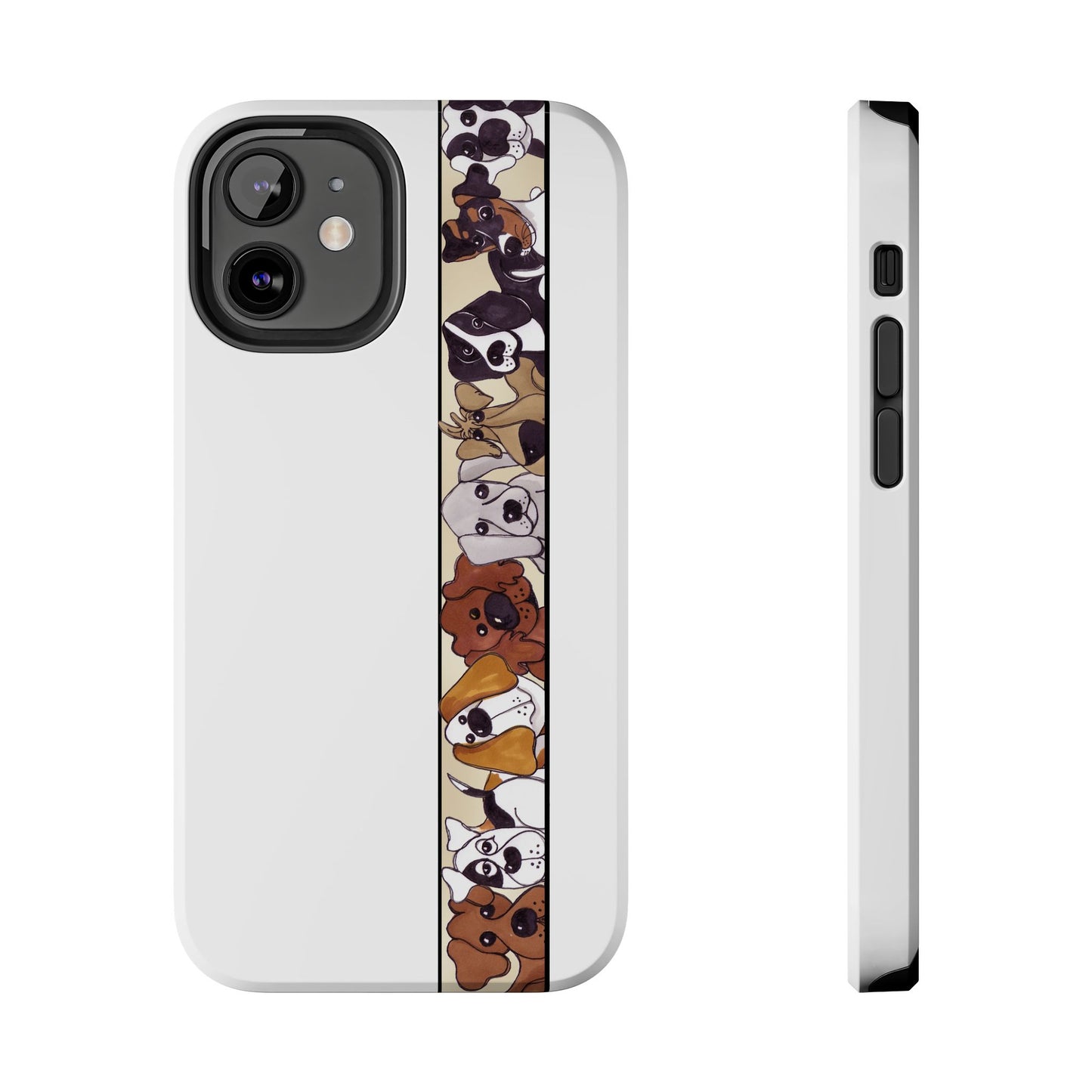 Doggie Delight Border Phone Case