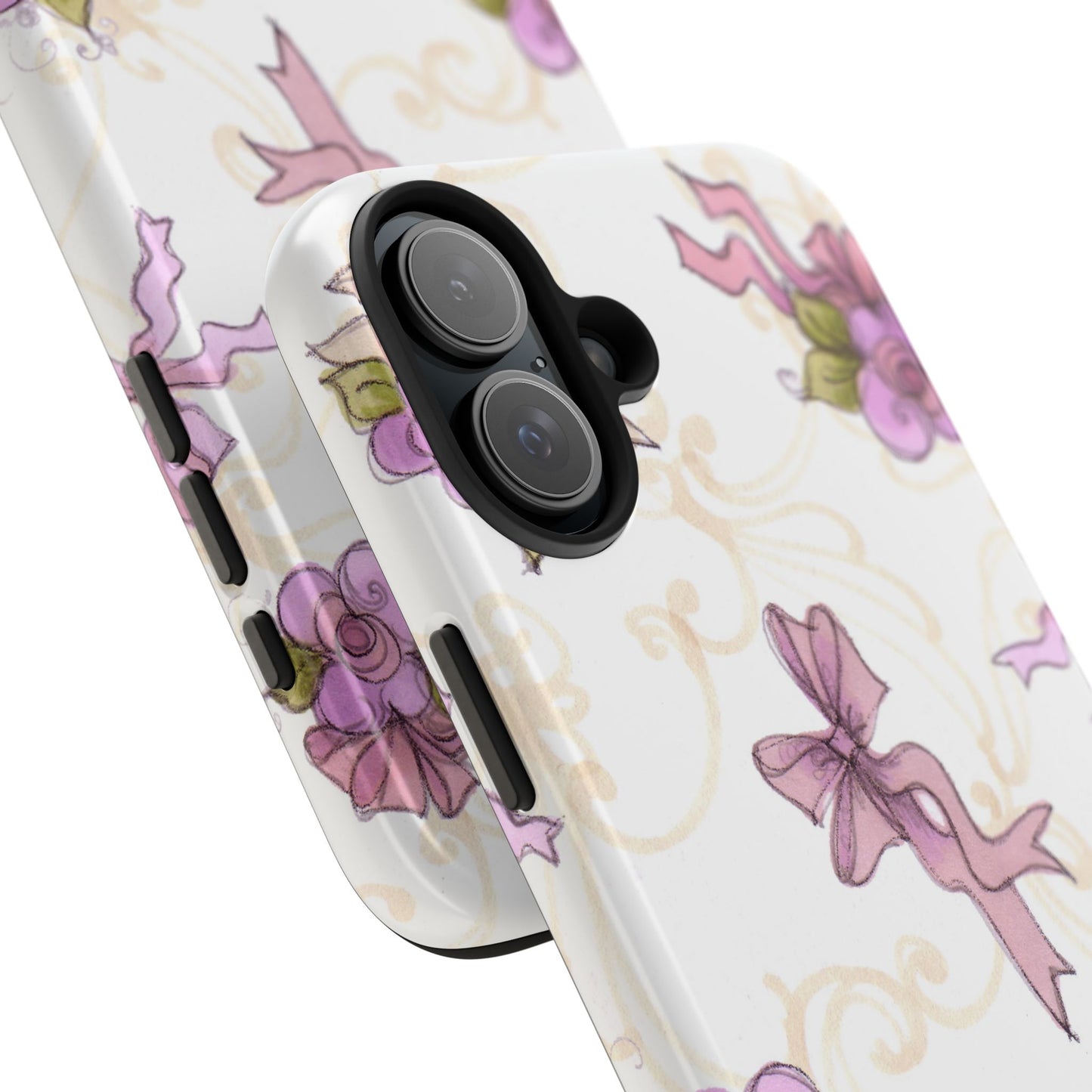 Flower Model Bow Flowers Phone Case