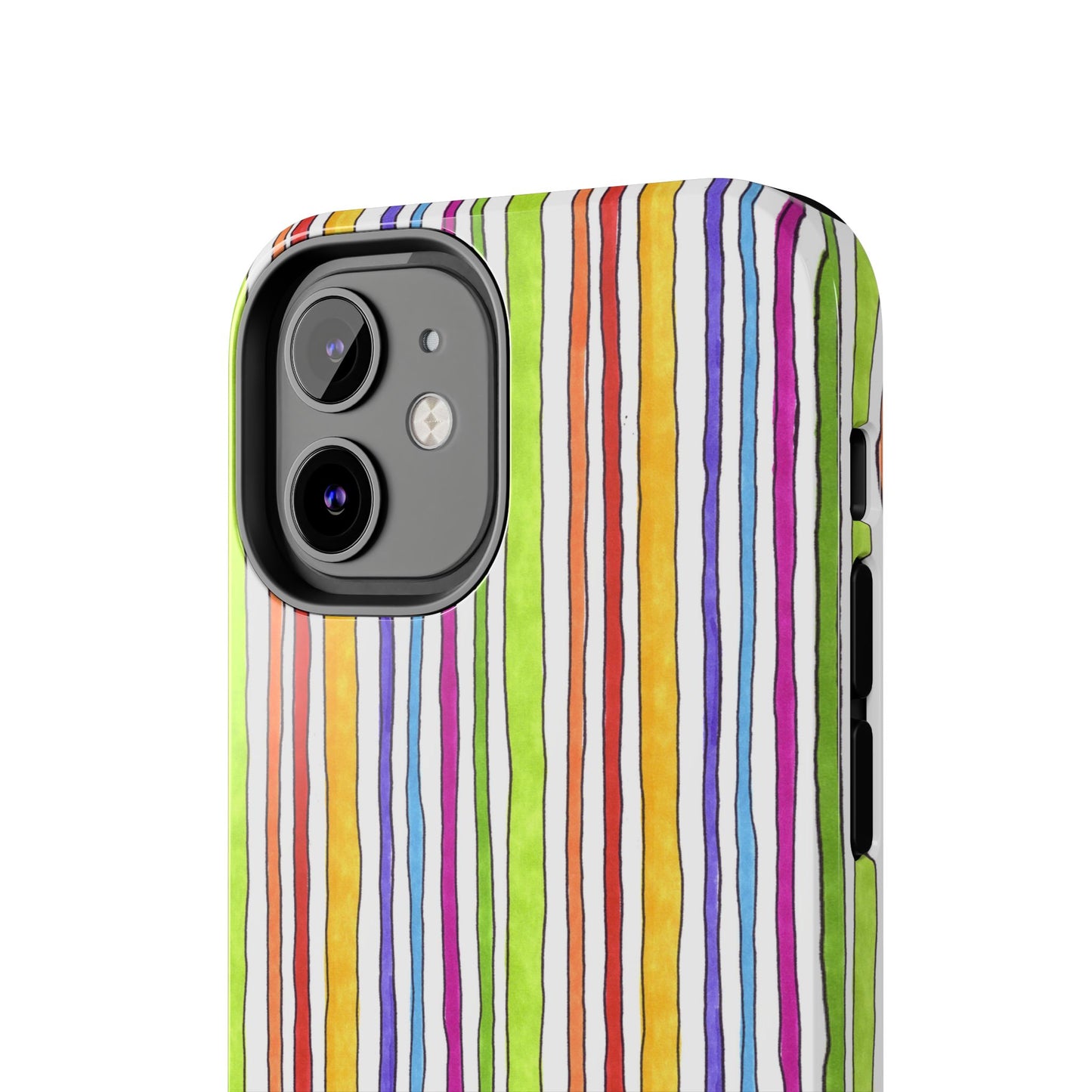Stripe Fancy White Phone Case