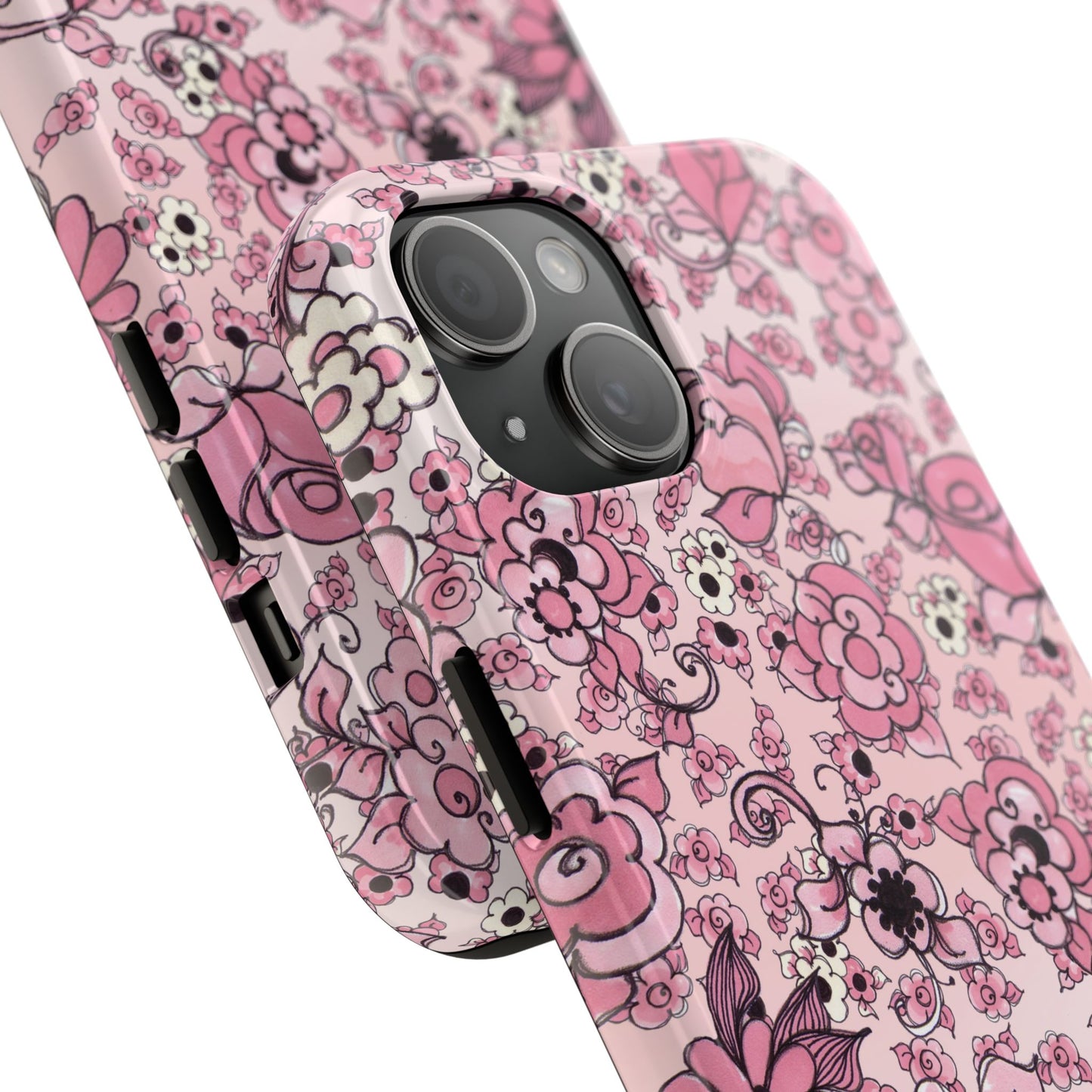 Profuse Posies Pink Phone Case