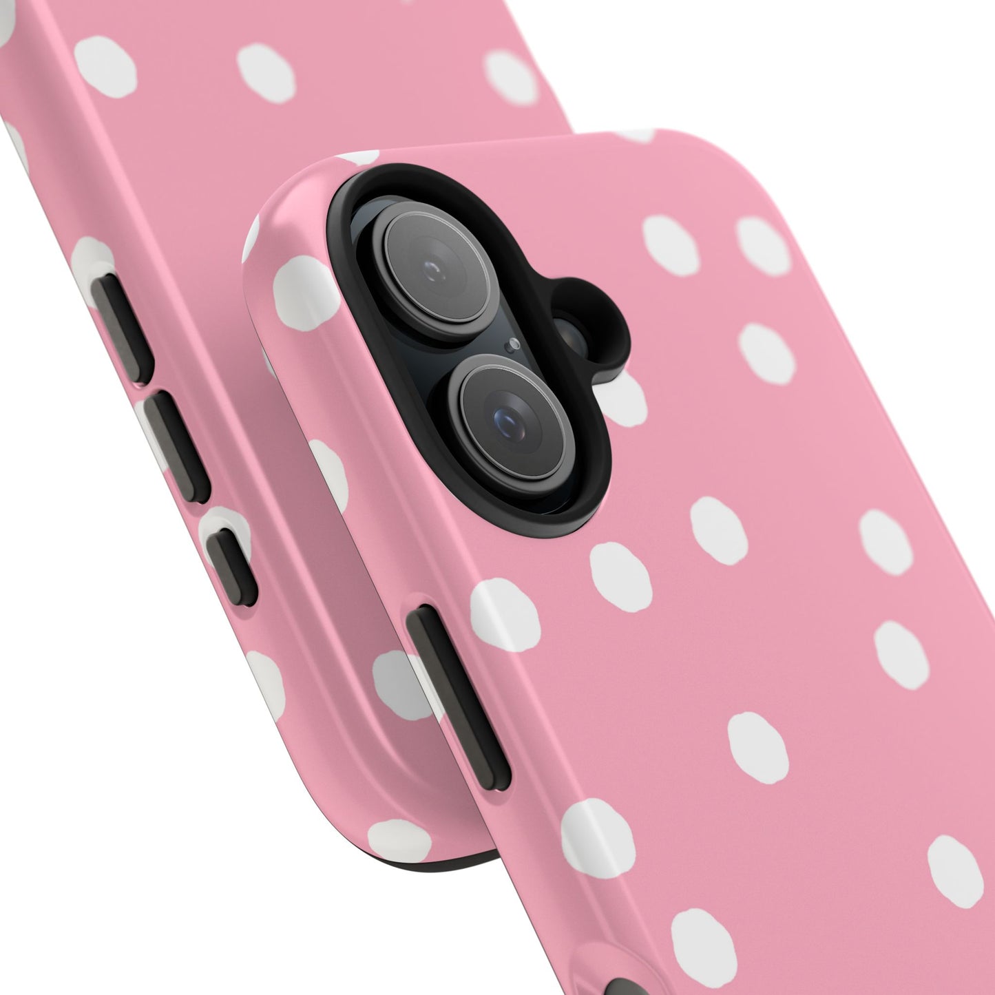 Jumbo Dots Pink / White Phone Case