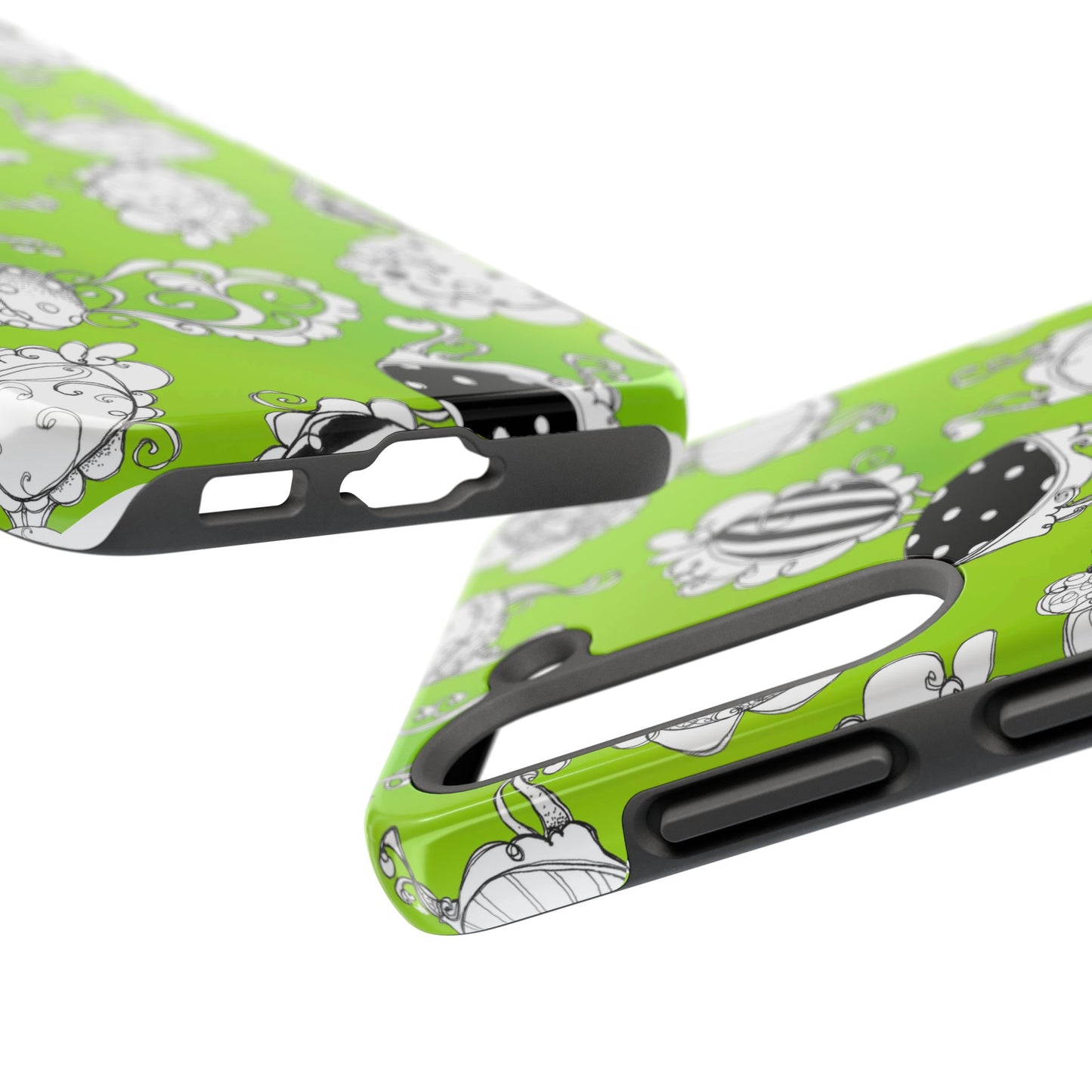 Bistro Chairs Lime Phone Case