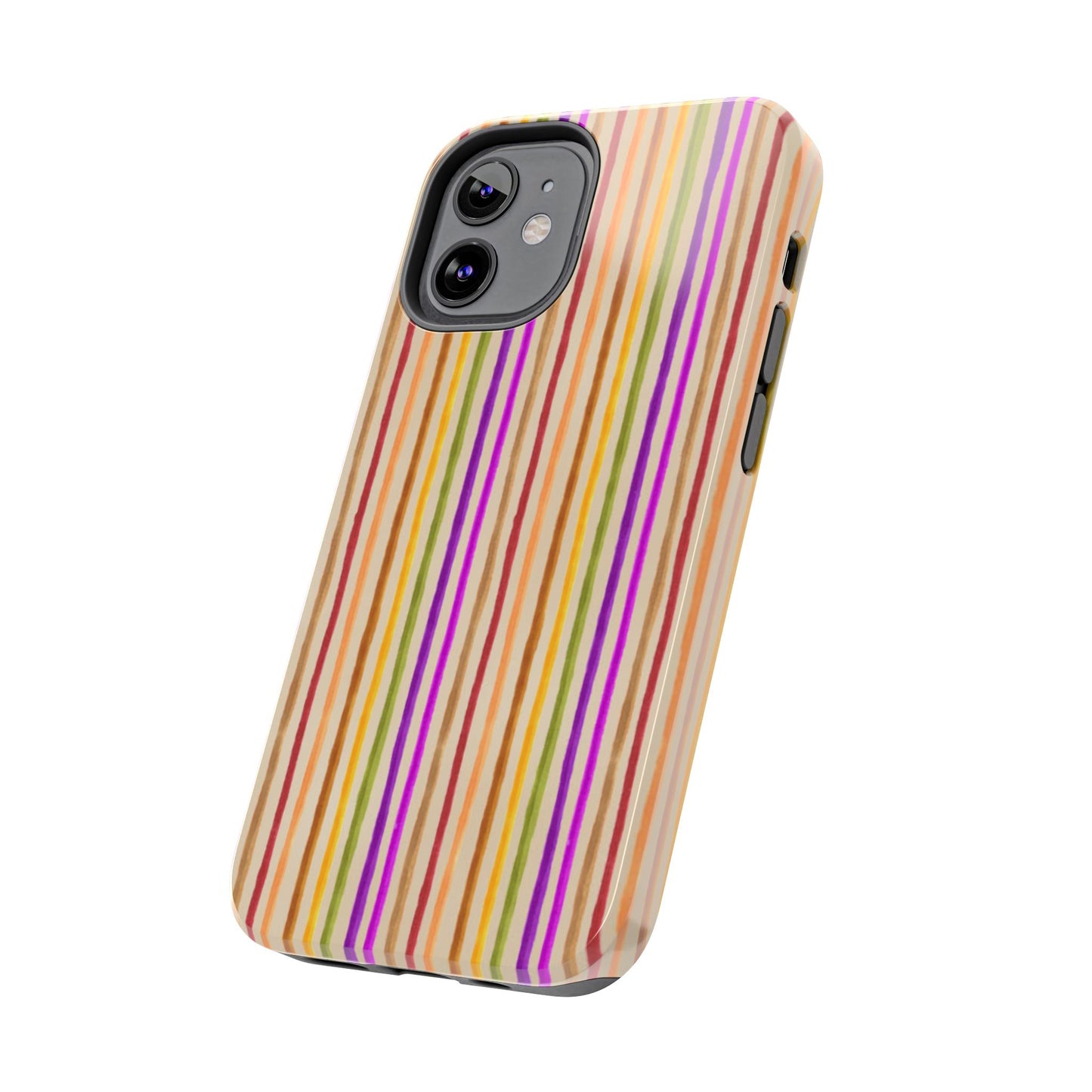 Spice Stripe Muslin Phone Case
