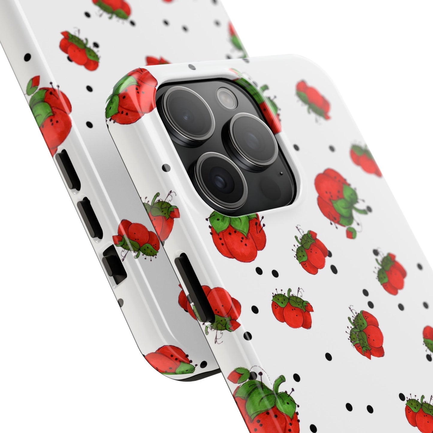 Pin Dots White Phone Case