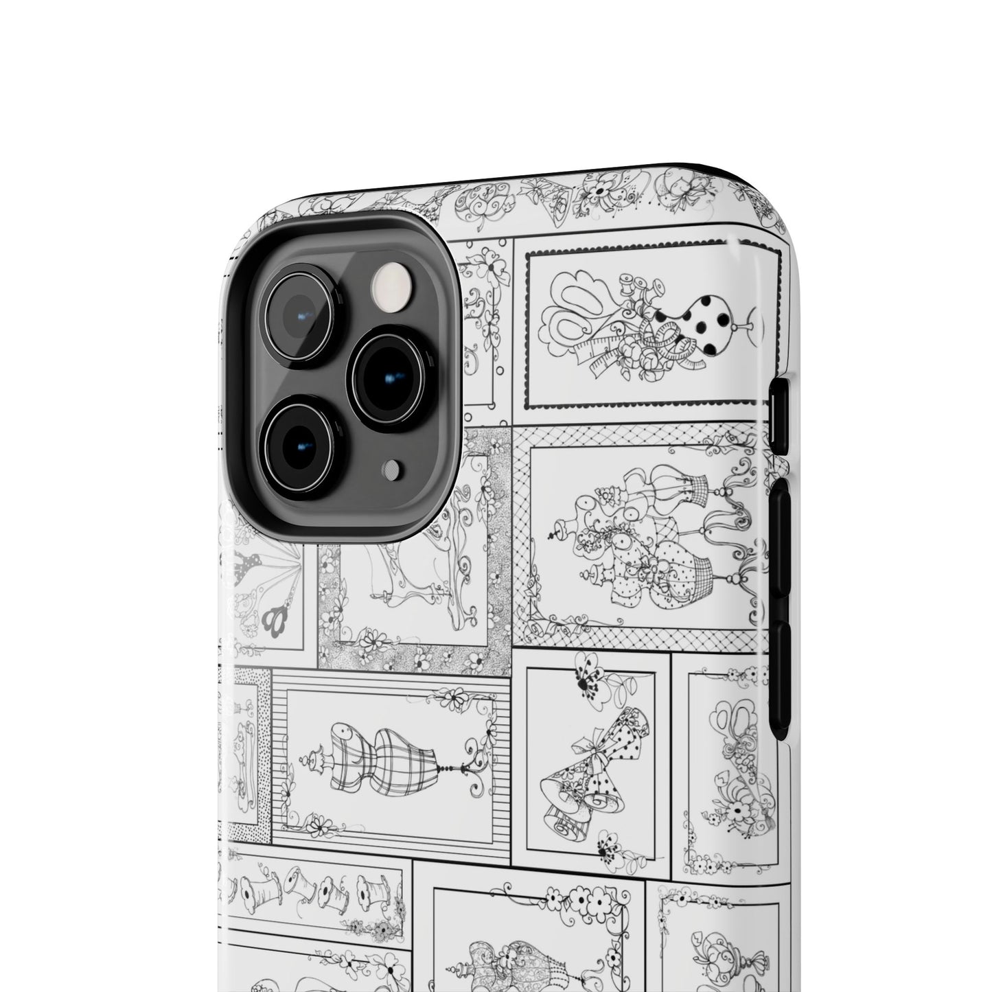 Sew Fancy White Phone Case