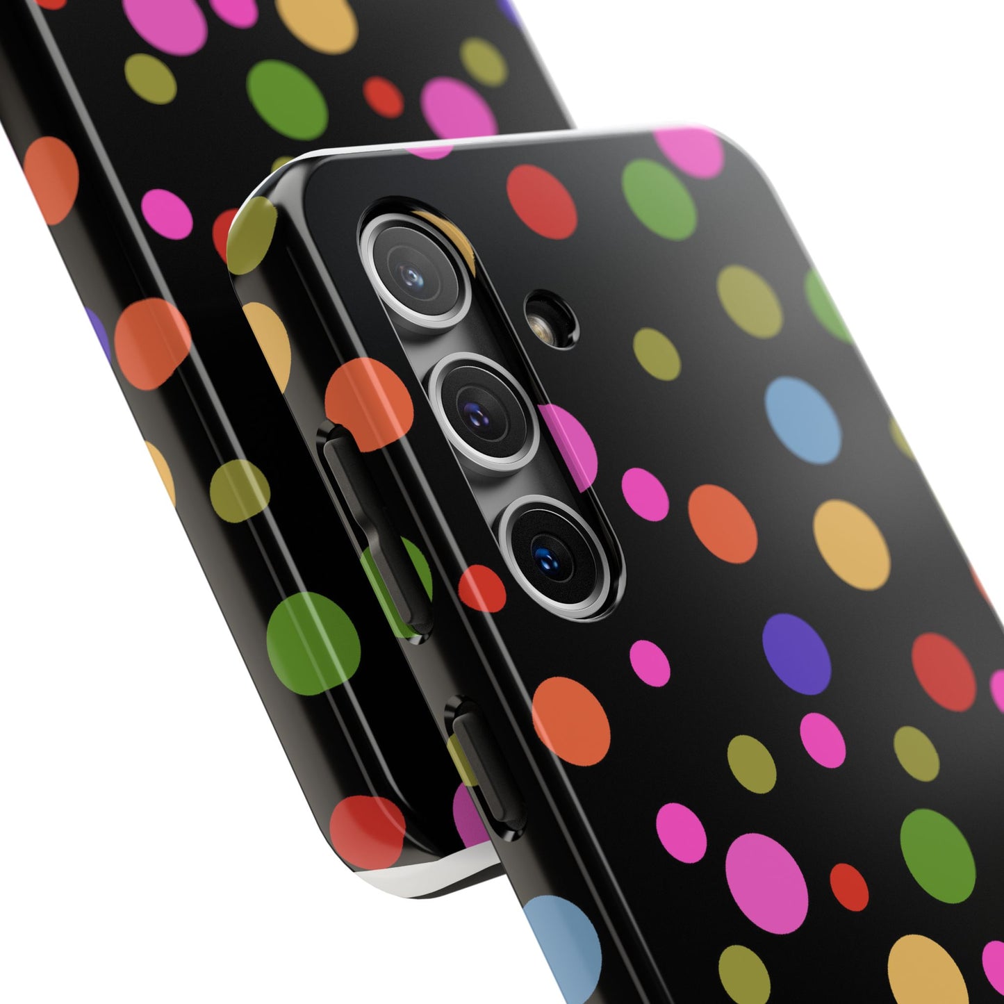 Dot Assortment Black Phone Case