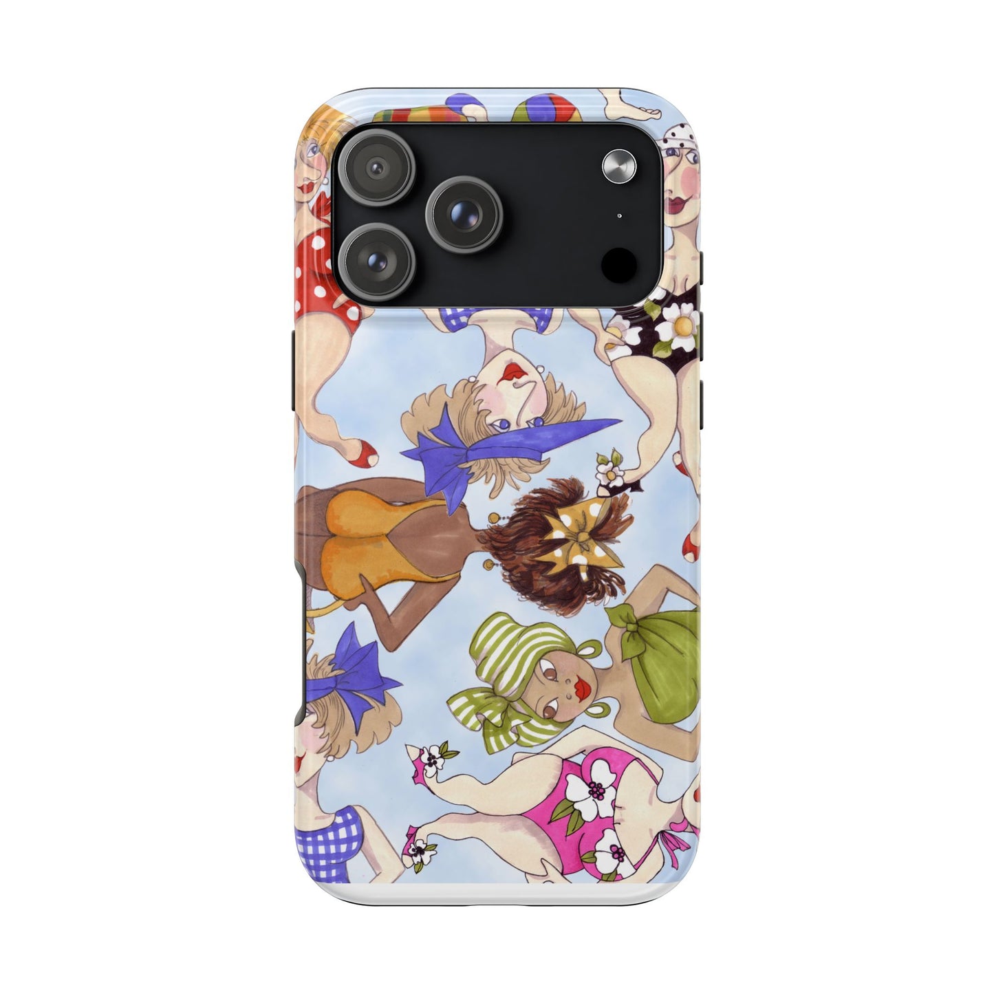Bathing Beauties Blue Sky Phone Case