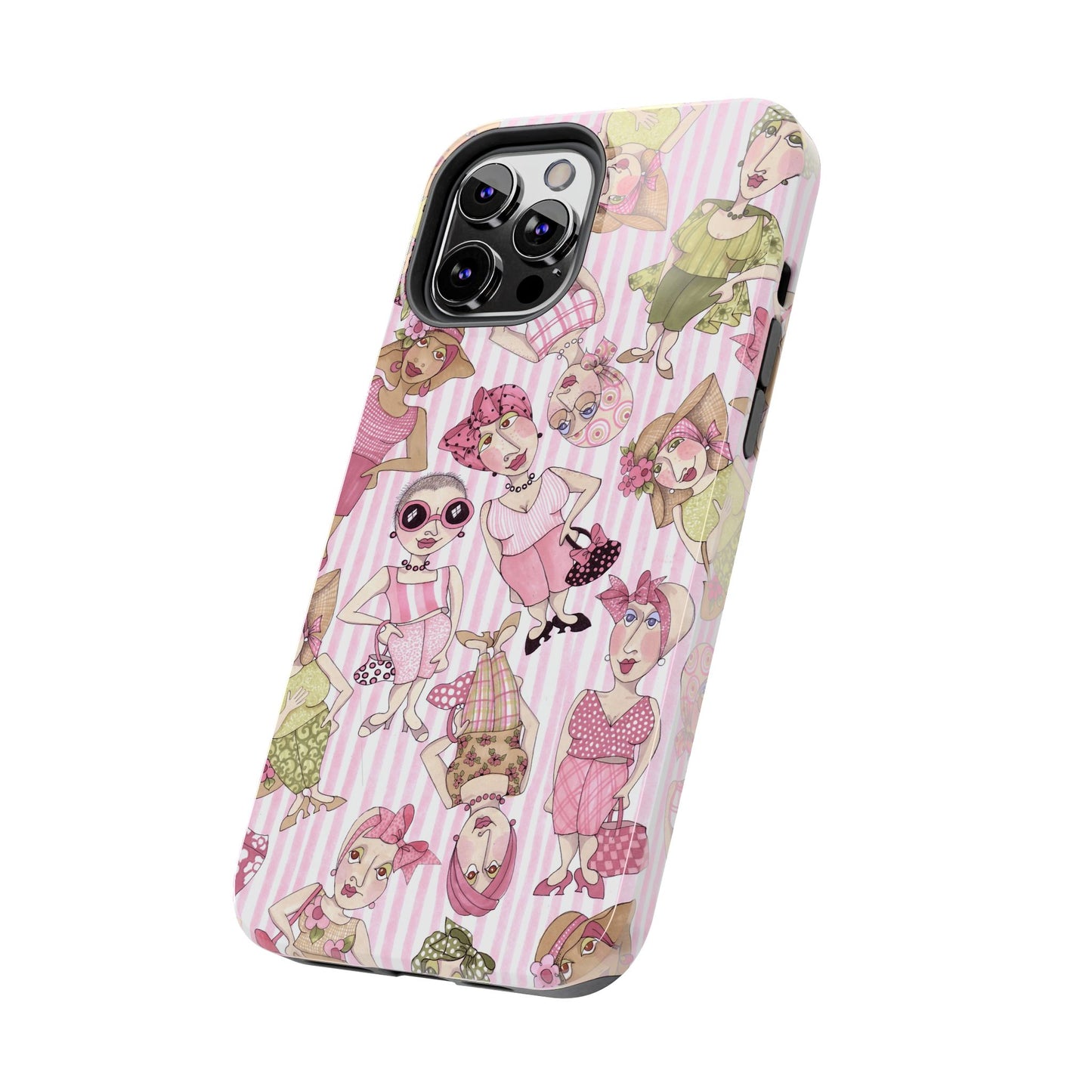 Tossed Ladies Pink Phone Case