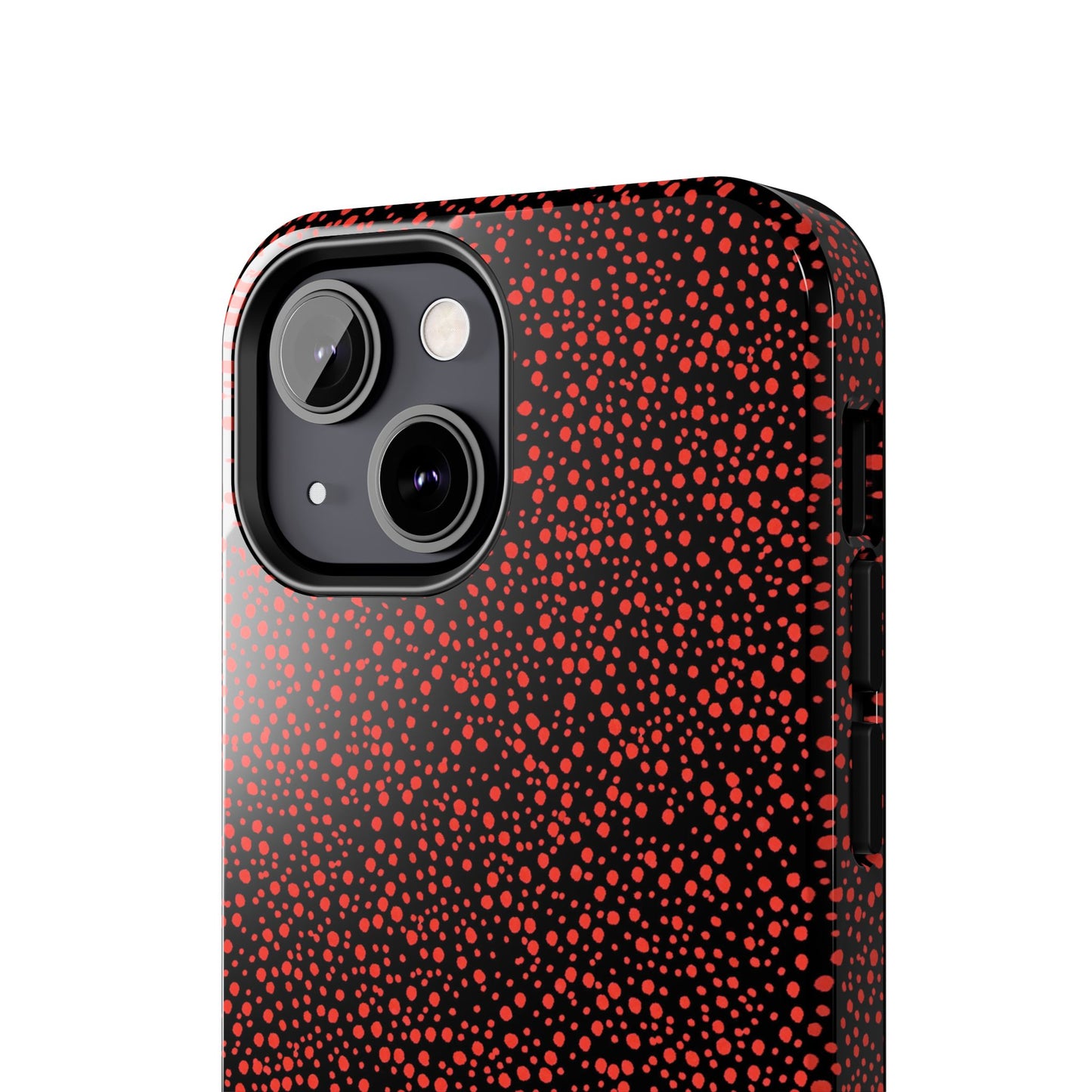 Confetti Red / Black Phone Case