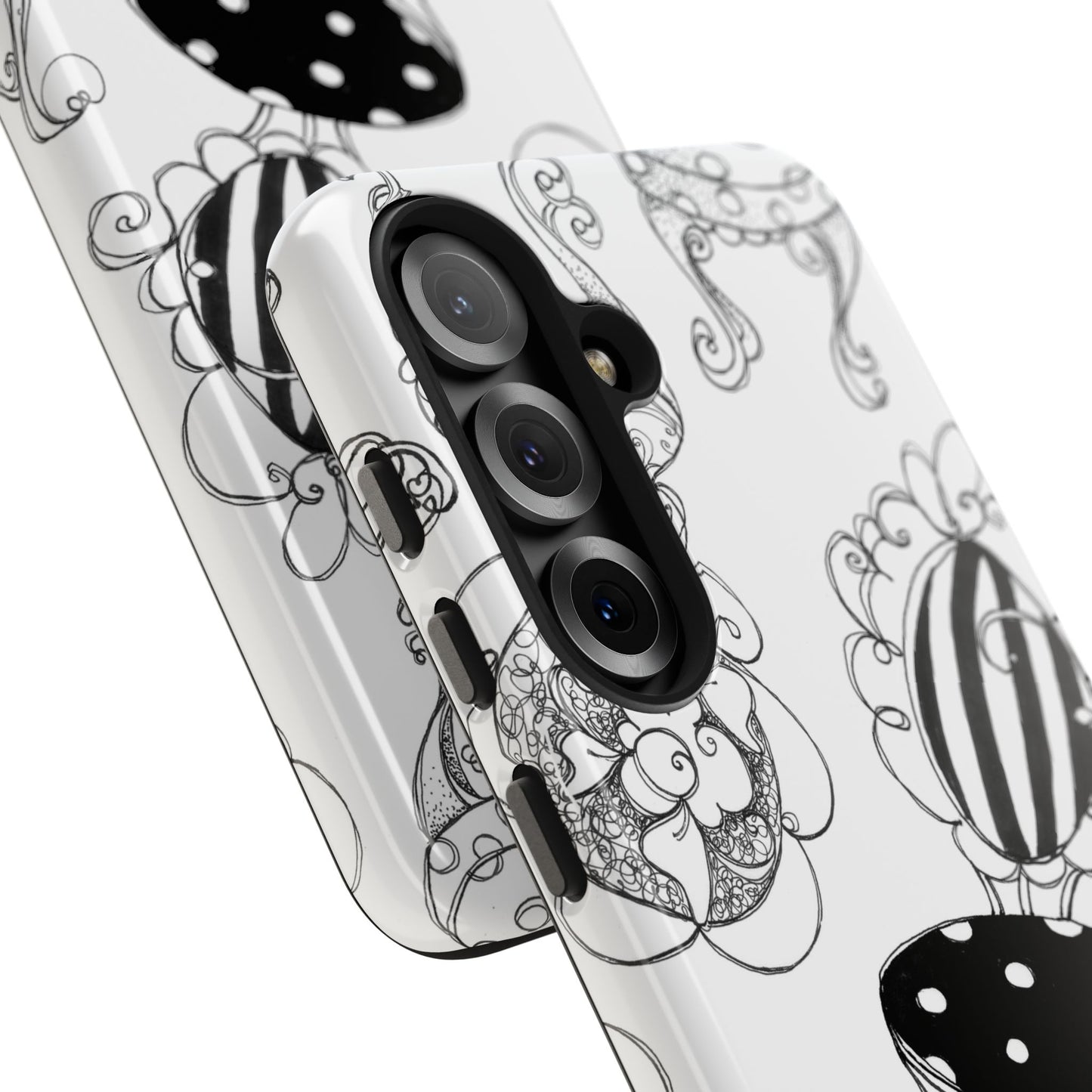 Bistro Chairs White Phone Case