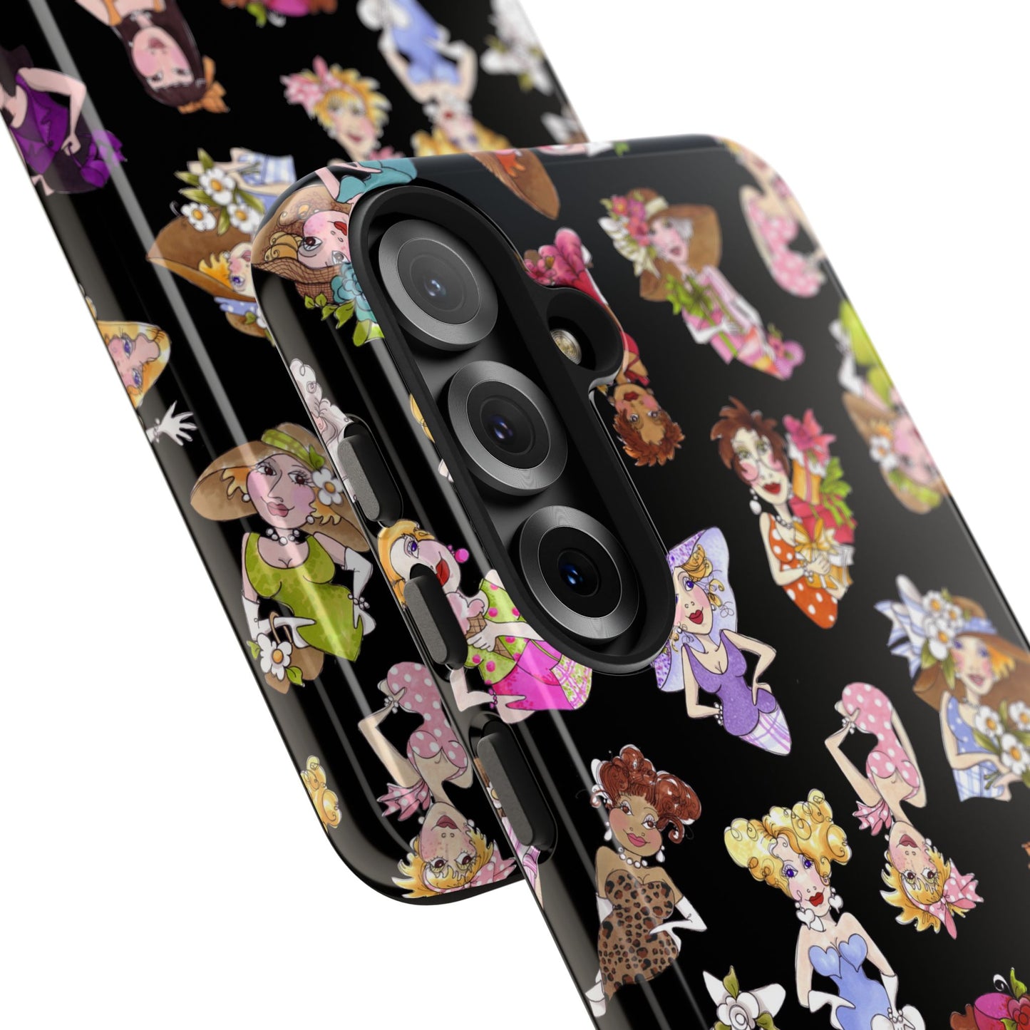 Fast Women Tossed Black Phone Case